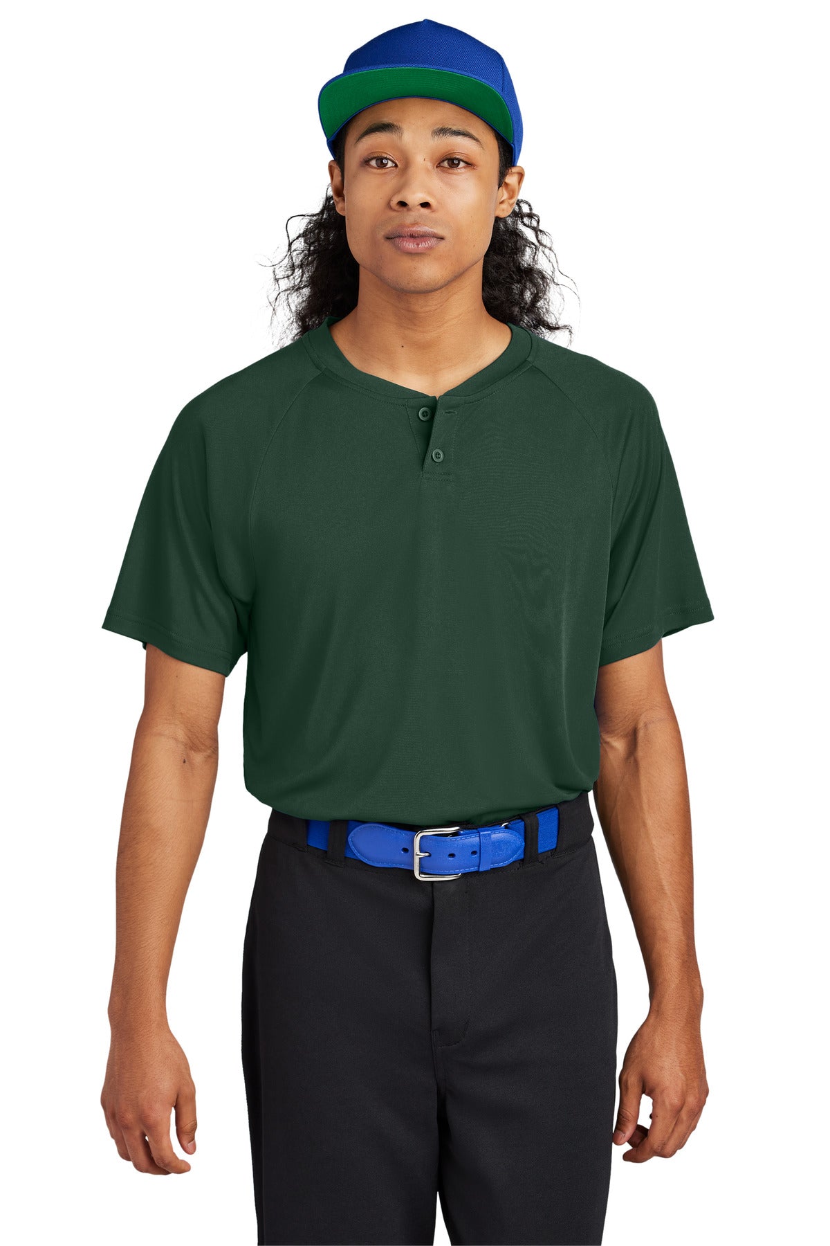 Custom Embroidered - Sport-Tek® PosiCharge® Competitor™ 2-Button Henley ST359