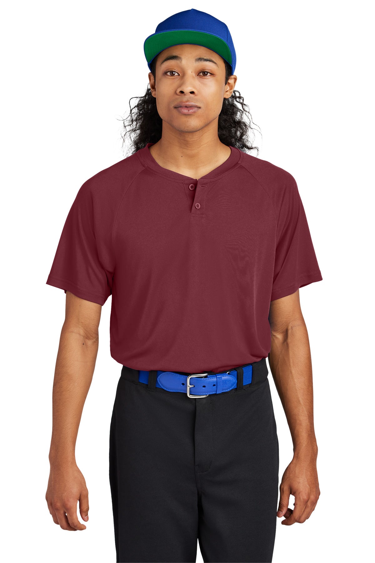 Custom Embroidered - Sport-Tek® PosiCharge® Competitor™ 2-Button Henley ST359