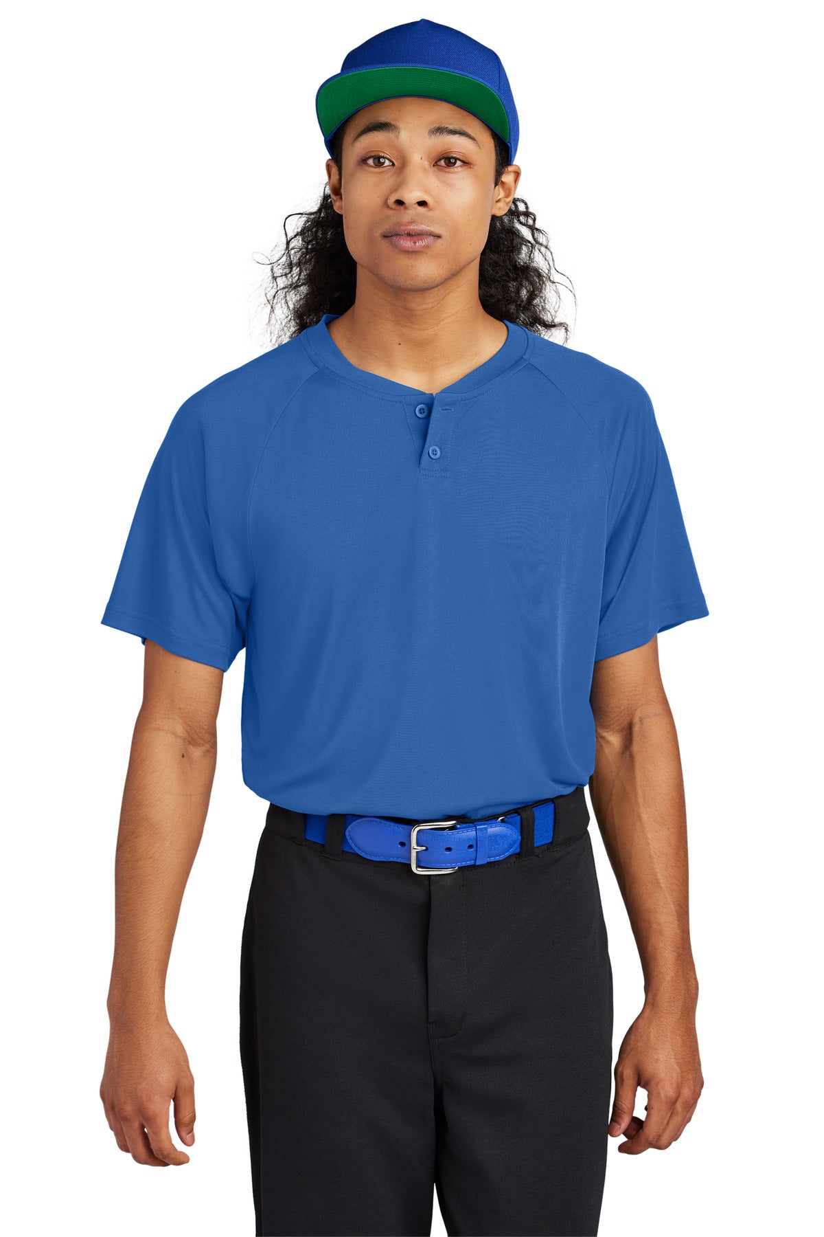 Custom Embroidered - Sport-Tek® PosiCharge® Competitor™ 2-Button Henley ST359