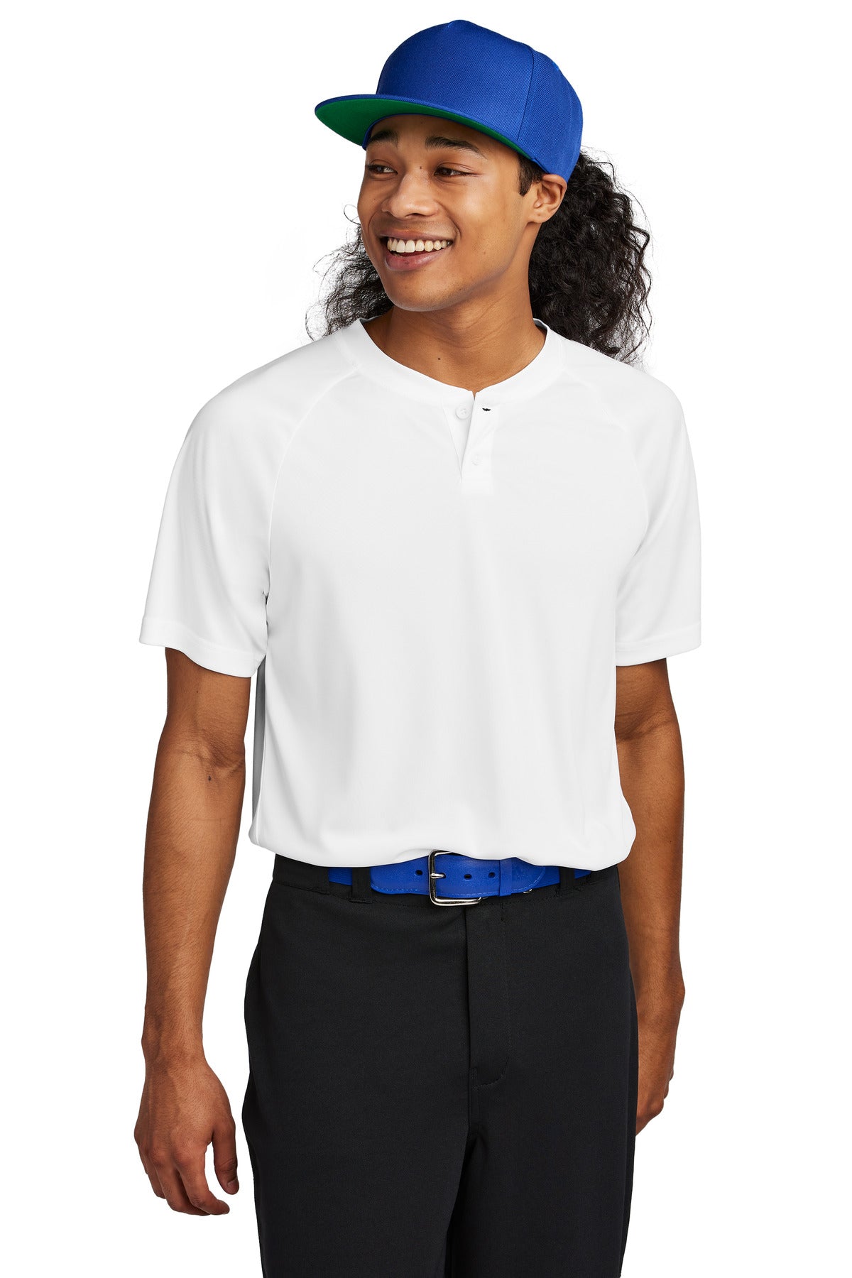 Custom Embroidered - Sport-Tek® PosiCharge® Competitor™ 2-Button Henley ST359