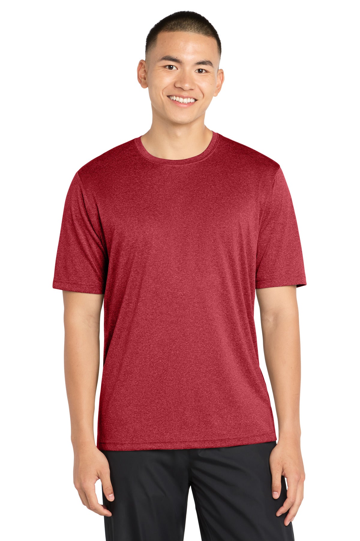 Custom Embroidery or DTF Print - Sport-Tek ®  Heather Contender ™  Tee. ST360