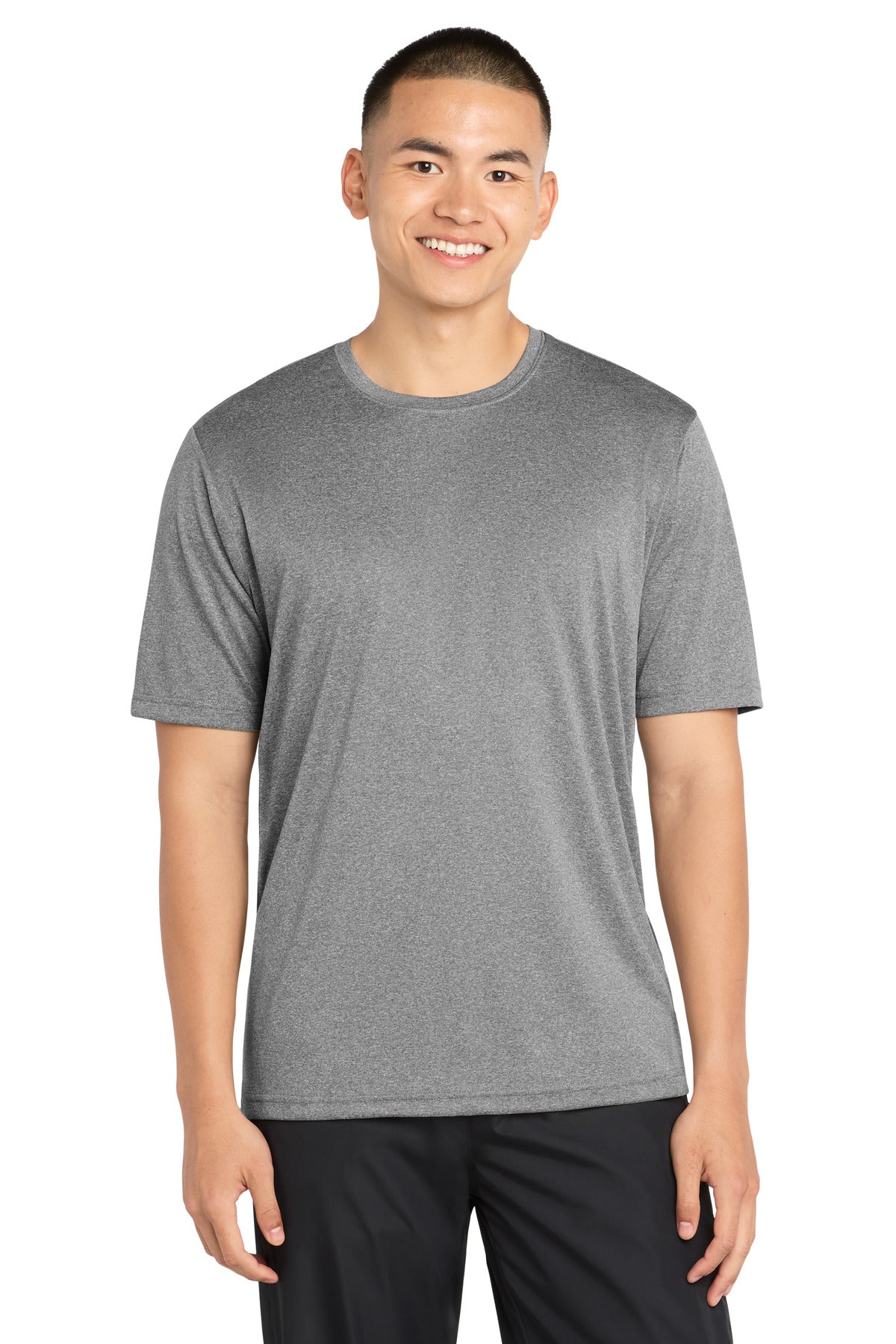 Custom Embroidery or DTF Print - Sport-Tek ®  Heather Contender ™  Tee. ST360