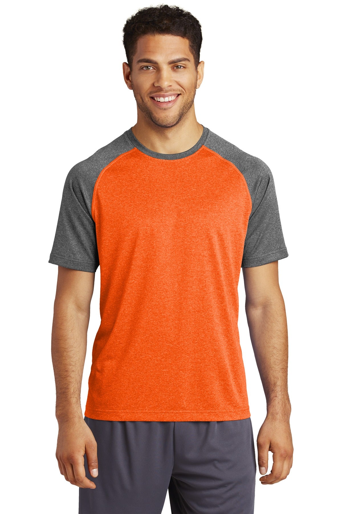 Custom Embroidered - Sport-Tek ® Heather-On-Heather Contender ™ Tee. ST362