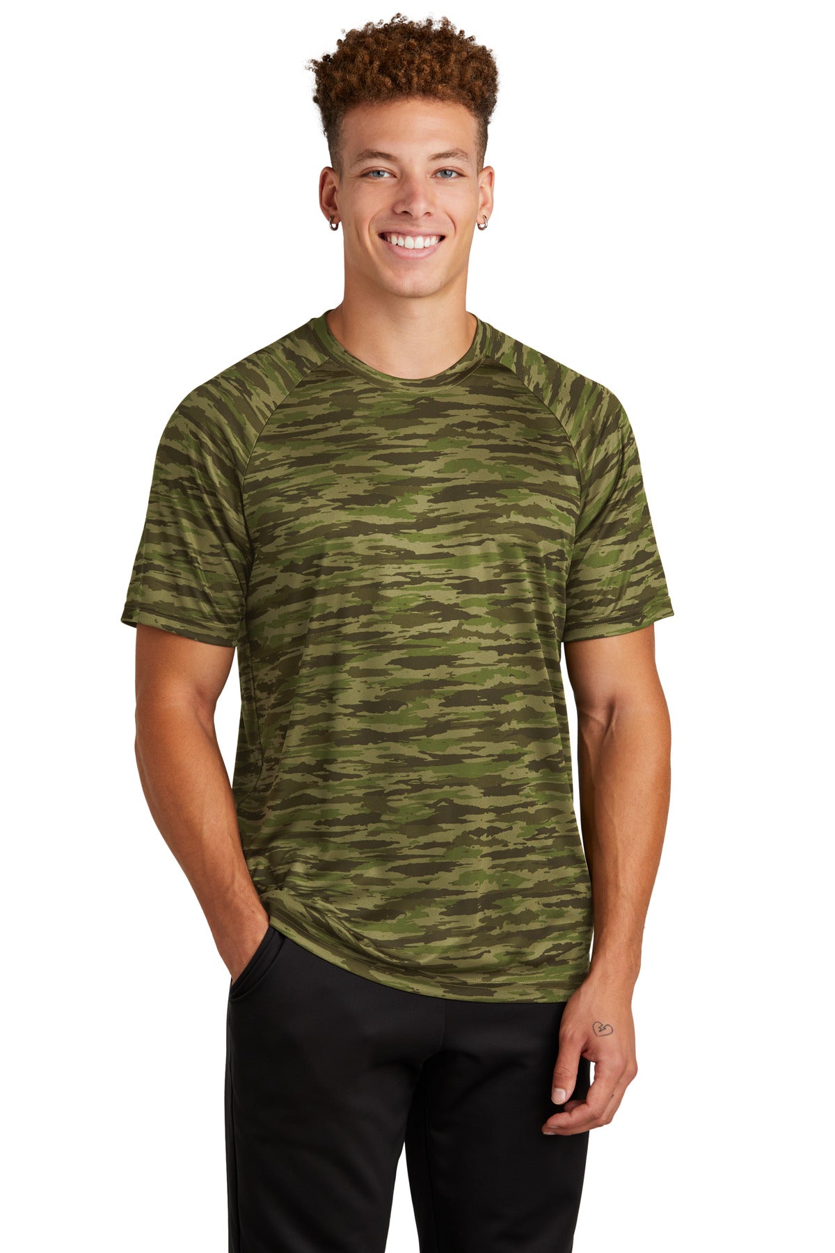 Custom Embroidered - Sport-Tek® Drift Camo Tee ST375