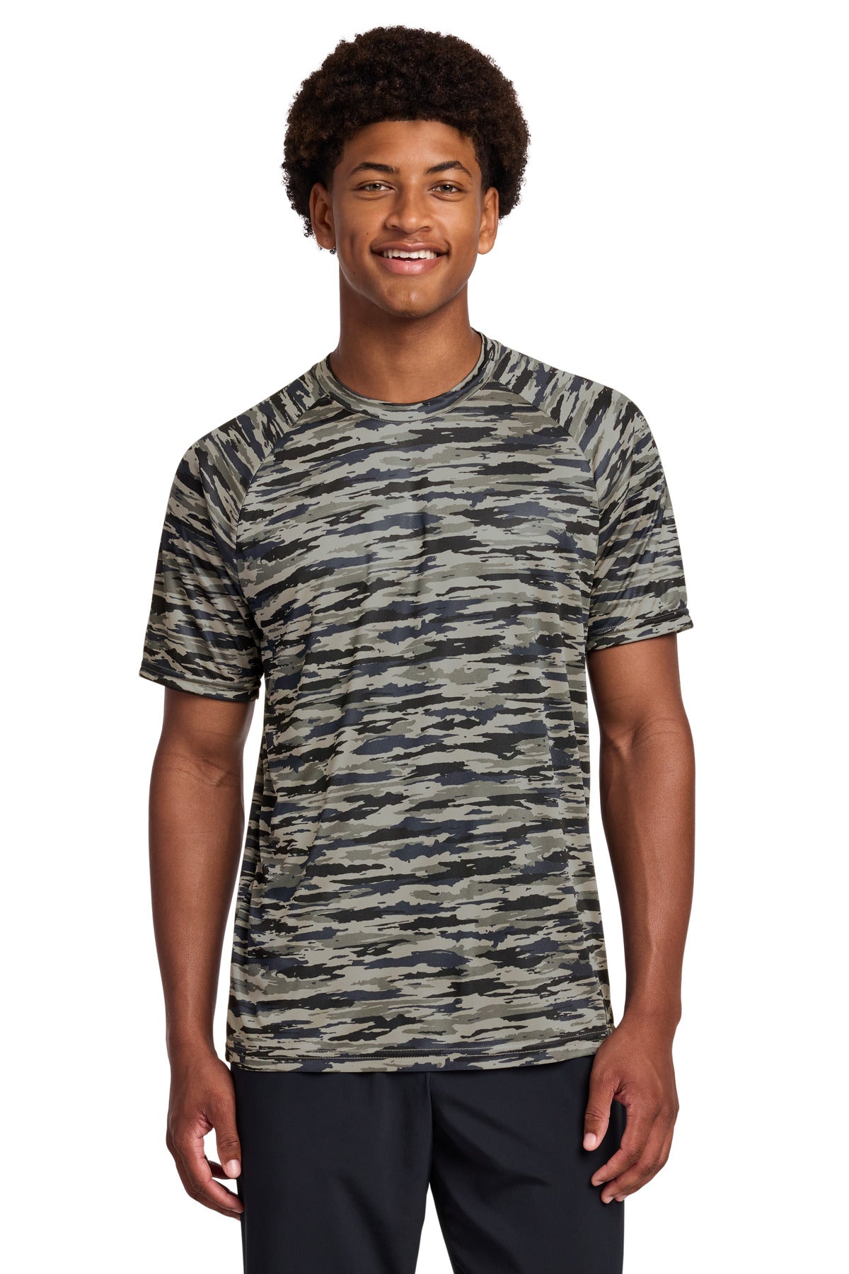 Custom Embroidery or DTF Print - Sport-Tek ®  Drift Camo Tee ST375