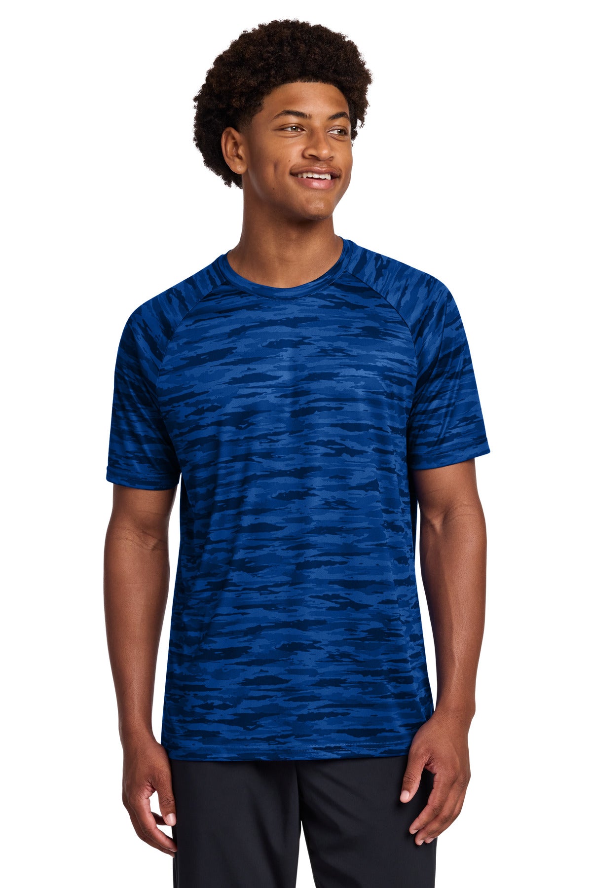 Custom Embroidery or DTF Print - Sport-Tek ®  Drift Camo Tee ST375
