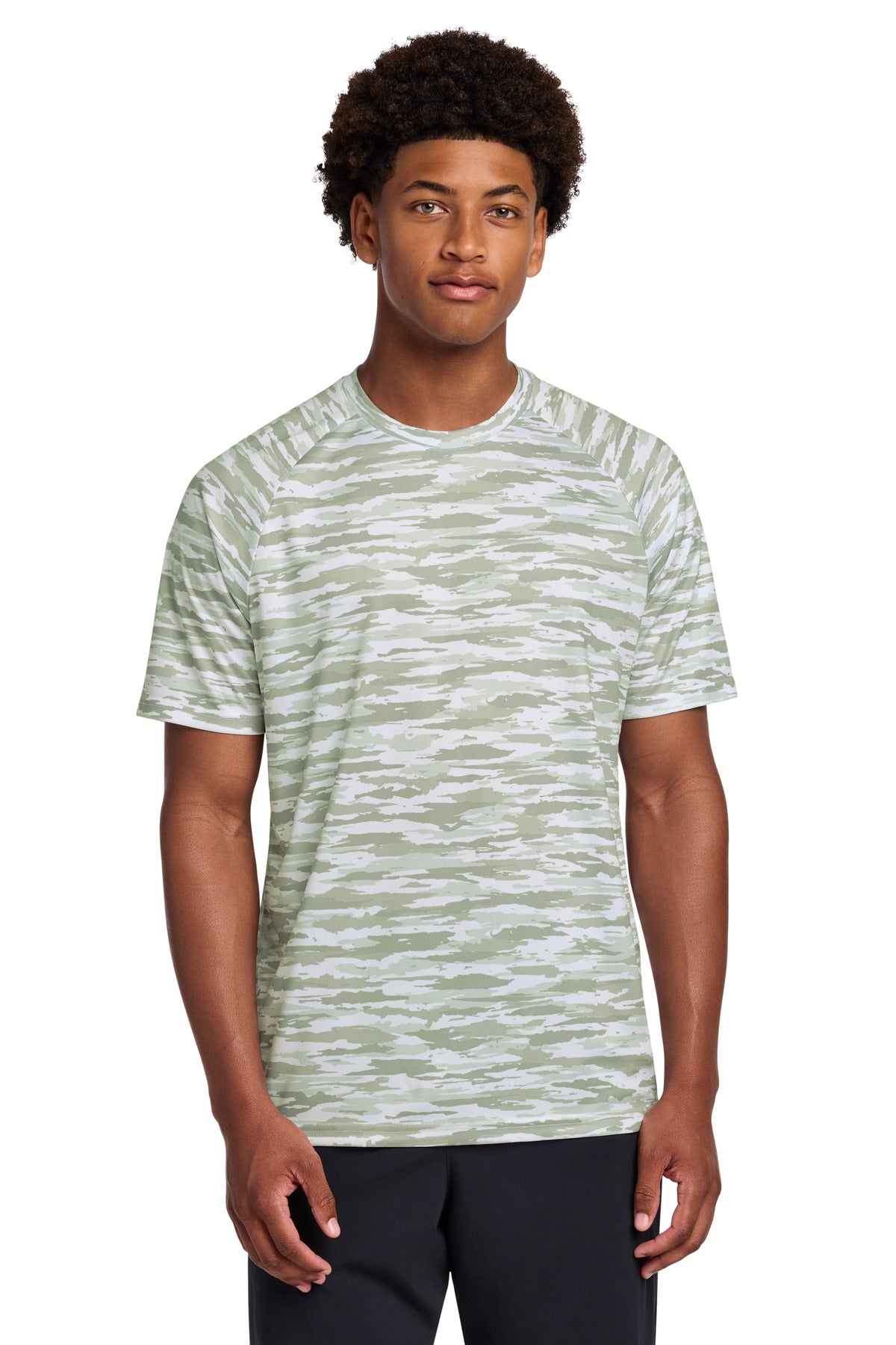 Custom Embroidery or DTF Print - Sport-Tek ®  Drift Camo Tee ST375