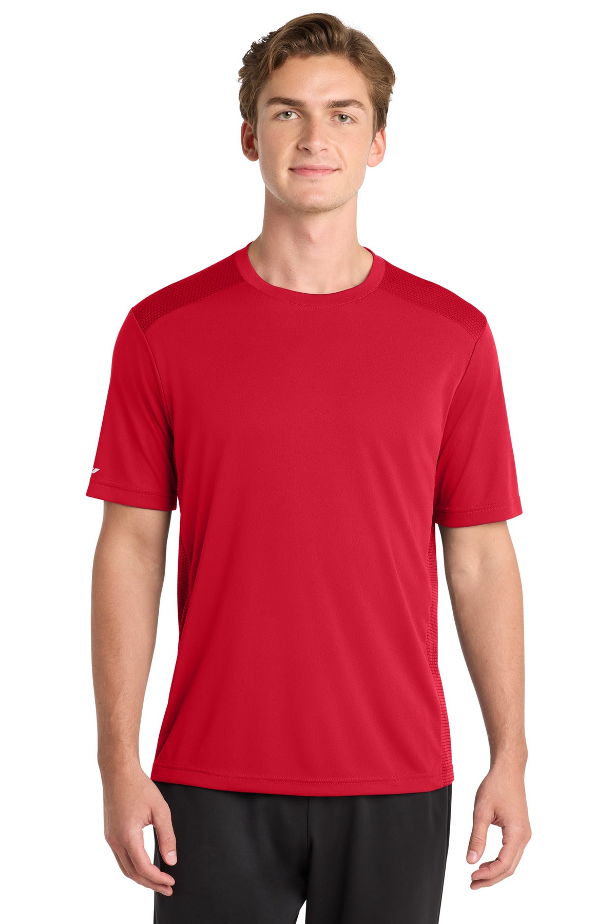 Custom Embroidery or DTF Print - Sport-Tek ®  PosiCharge ®  Elevate Tee. ST380