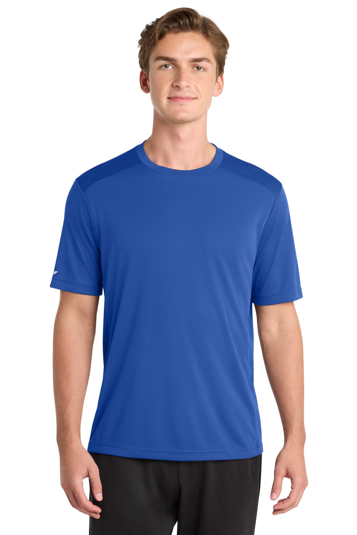 Custom Embroidery or DTF Print - Sport-Tek ®  PosiCharge ®  Elevate Tee. ST380