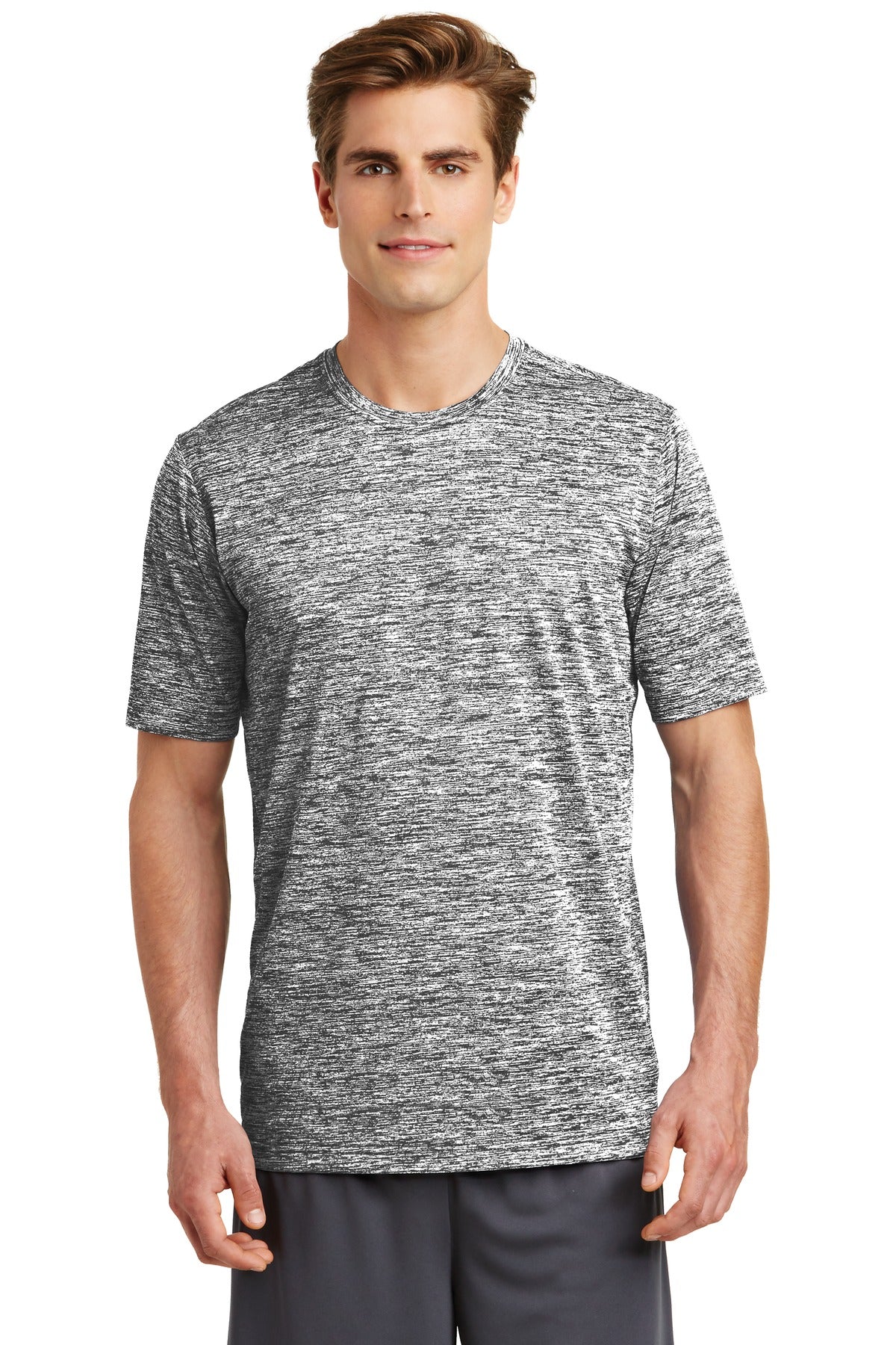 Custom Embroidered - Sport-Tek® PosiCharge® Electric Heather Tee. ST390