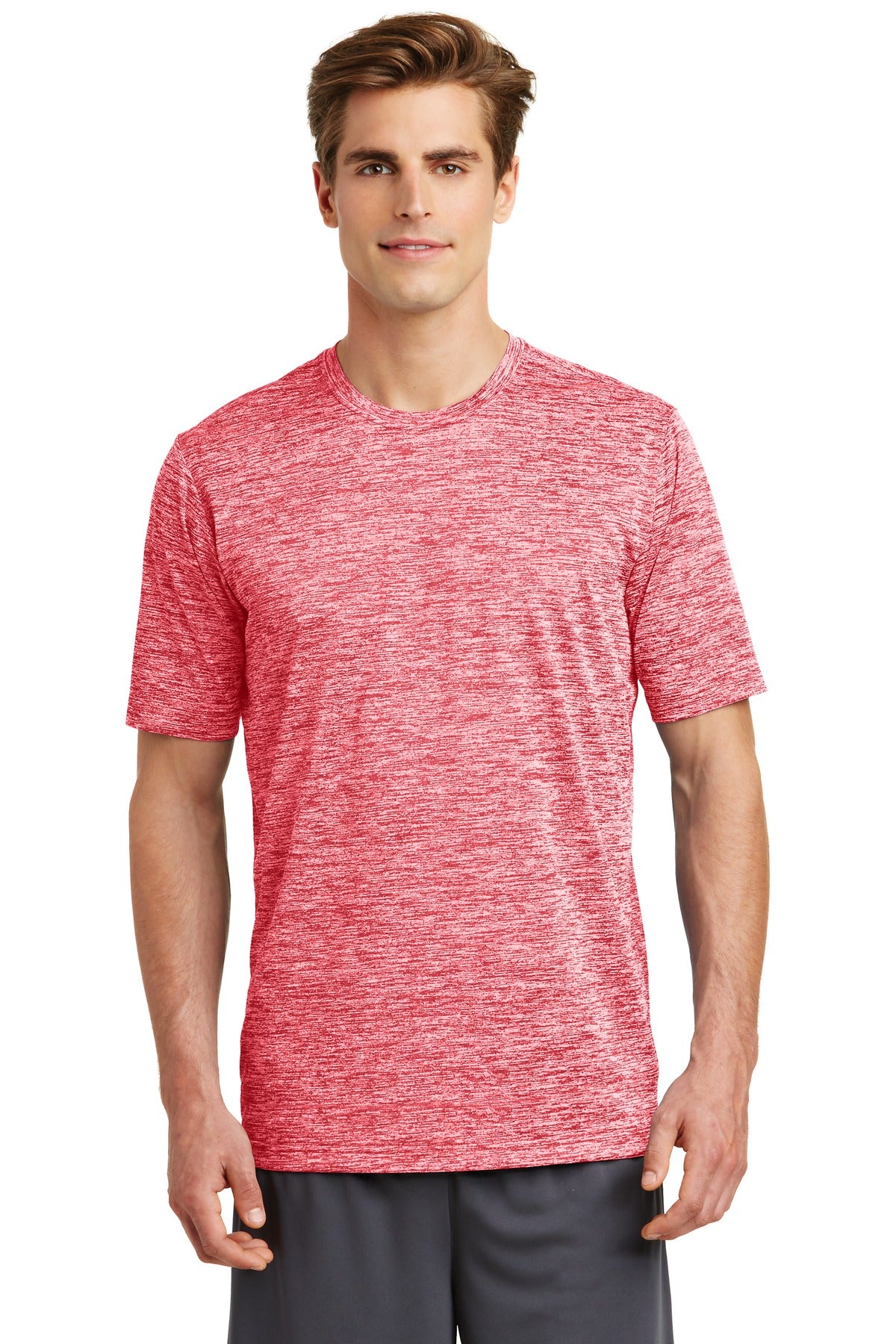 Custom Embroidered - Sport-Tek® PosiCharge® Electric Heather Tee. ST390