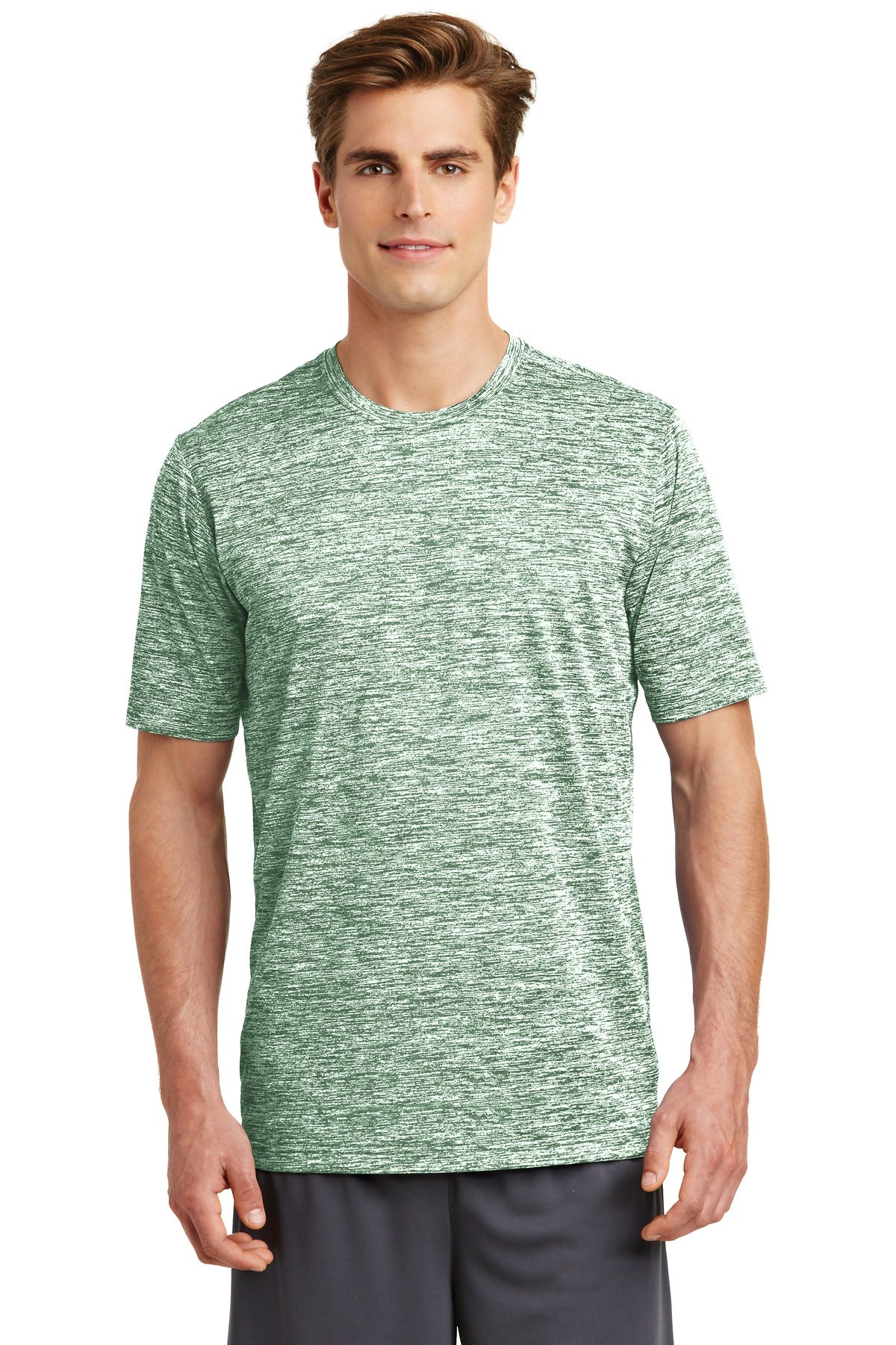 Custom Embroidered - Sport-Tek® PosiCharge® Electric Heather Tee. ST390