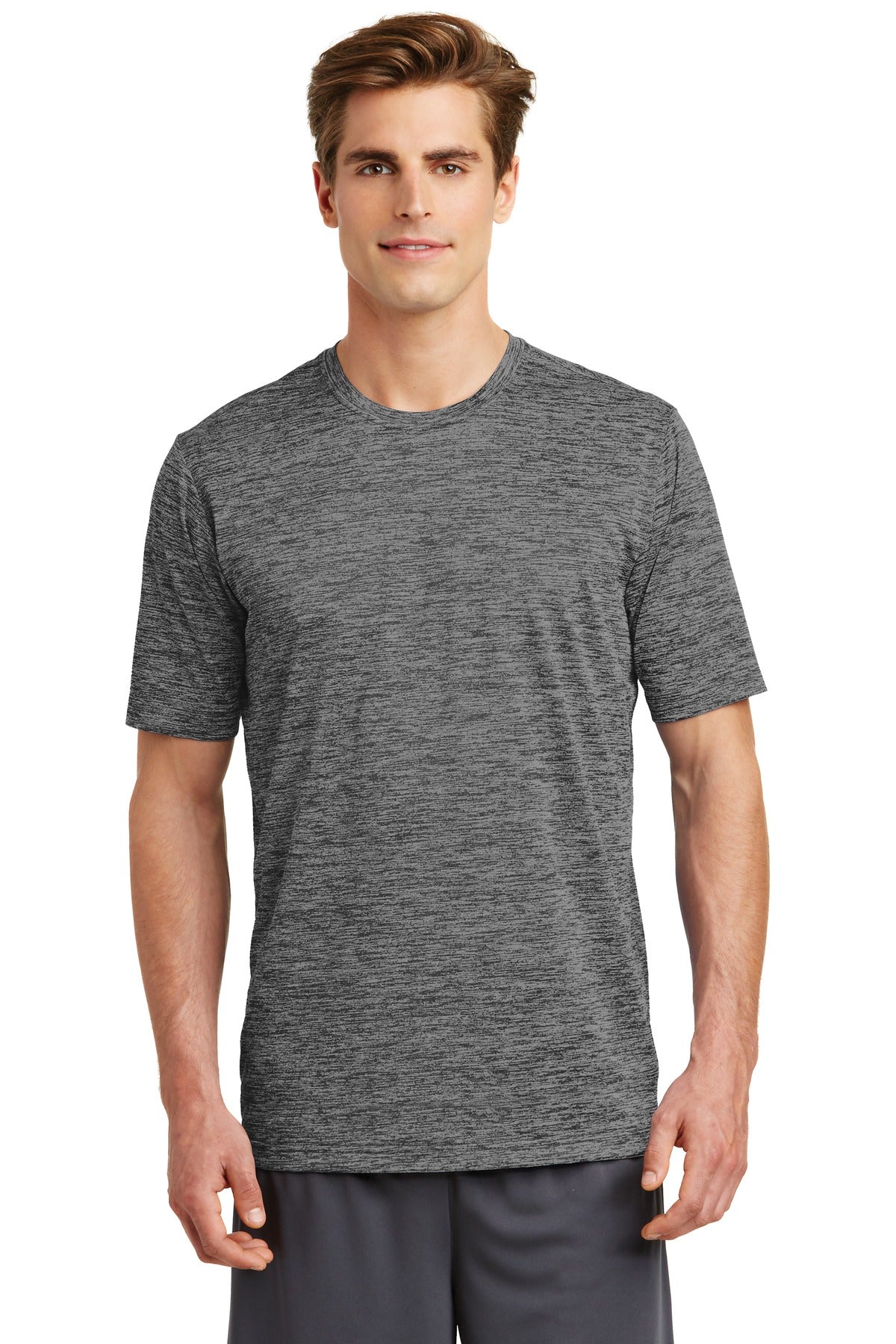 Custom Embroidered - Sport-Tek® PosiCharge® Electric Heather Tee. ST390