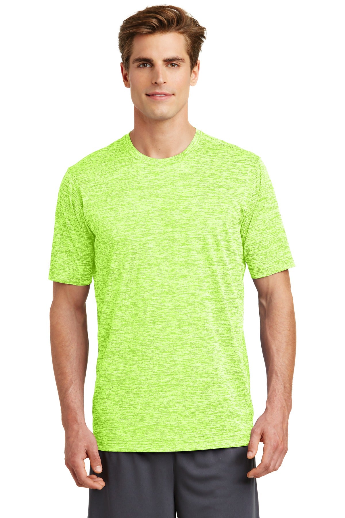 Custom Embroidered - Sport-Tek® PosiCharge® Electric Heather Tee. ST390