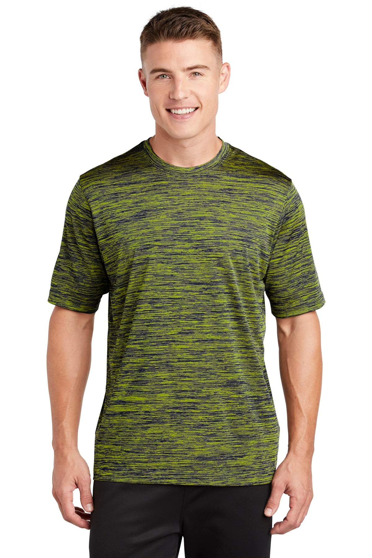 Custom Embroidered - Sport-Tek® PosiCharge® Electric Heather Tee. ST390