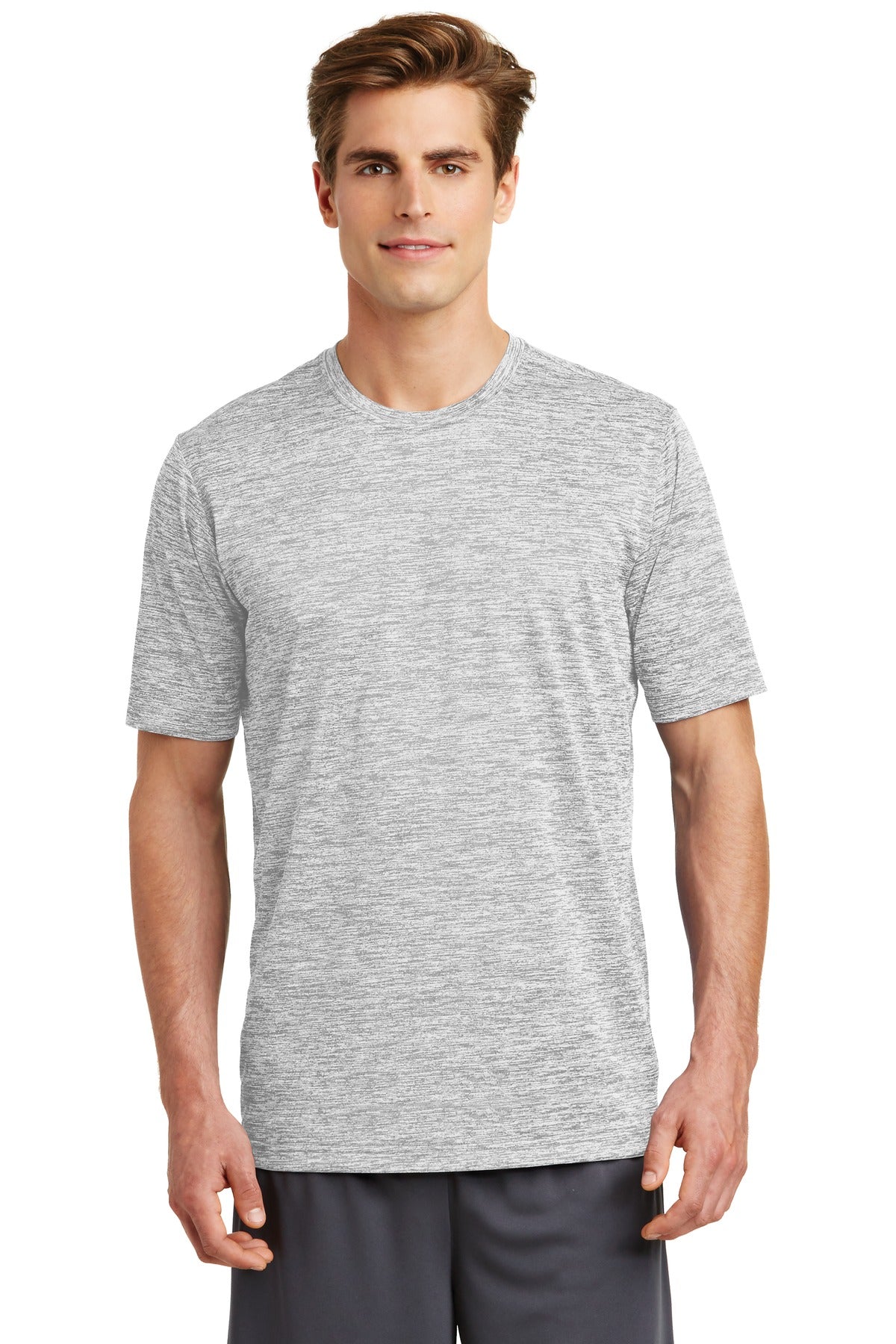 Custom Embroidered - Sport-Tek® PosiCharge® Electric Heather Tee. ST390