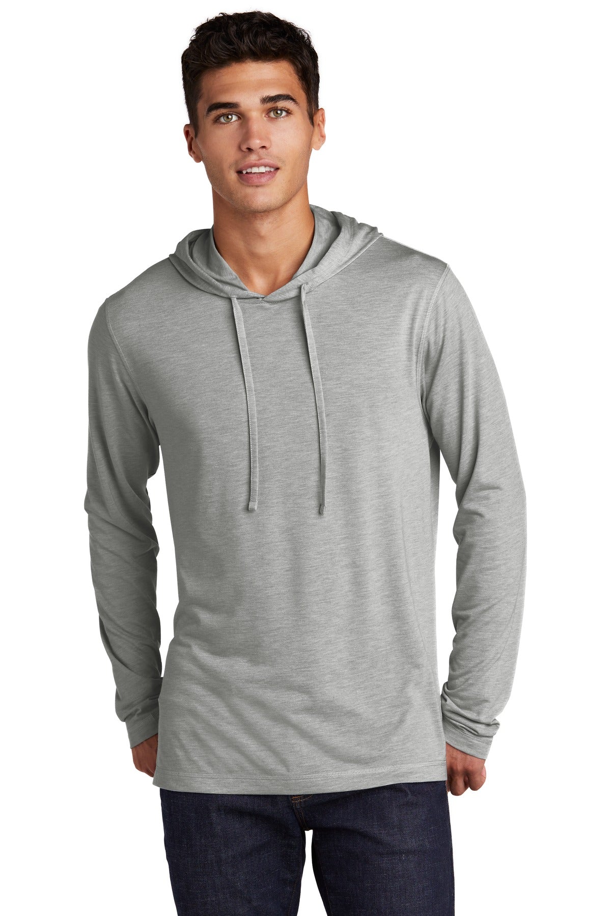 Custom Embroidered - Sport-Tek ® PosiCharge ® Tri-Blend Wicking Long Sleeve Hoodie ST406