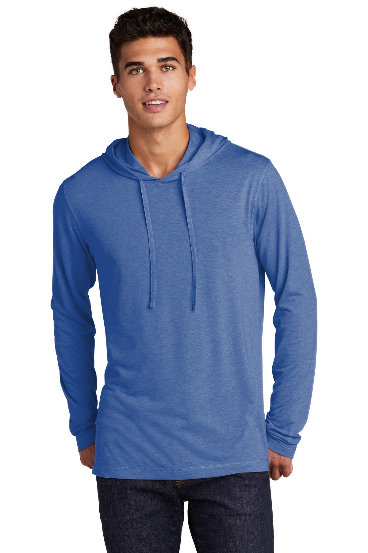 Custom Embroidered - Sport-Tek ® PosiCharge ® Tri-Blend Wicking Long Sleeve Hoodie ST406