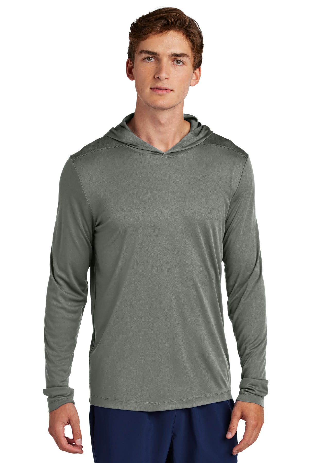 Custom Embroidery or DTF Print - Sport-Tek ®  Posi-UV ®  Pro Long Sleeve Hoodie ST420LSH