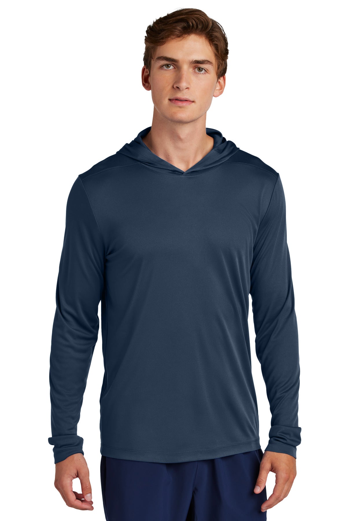 Custom Embroidery or DTF Print - Sport-Tek ®  Posi-UV ®  Pro Long Sleeve Hoodie ST420LSH