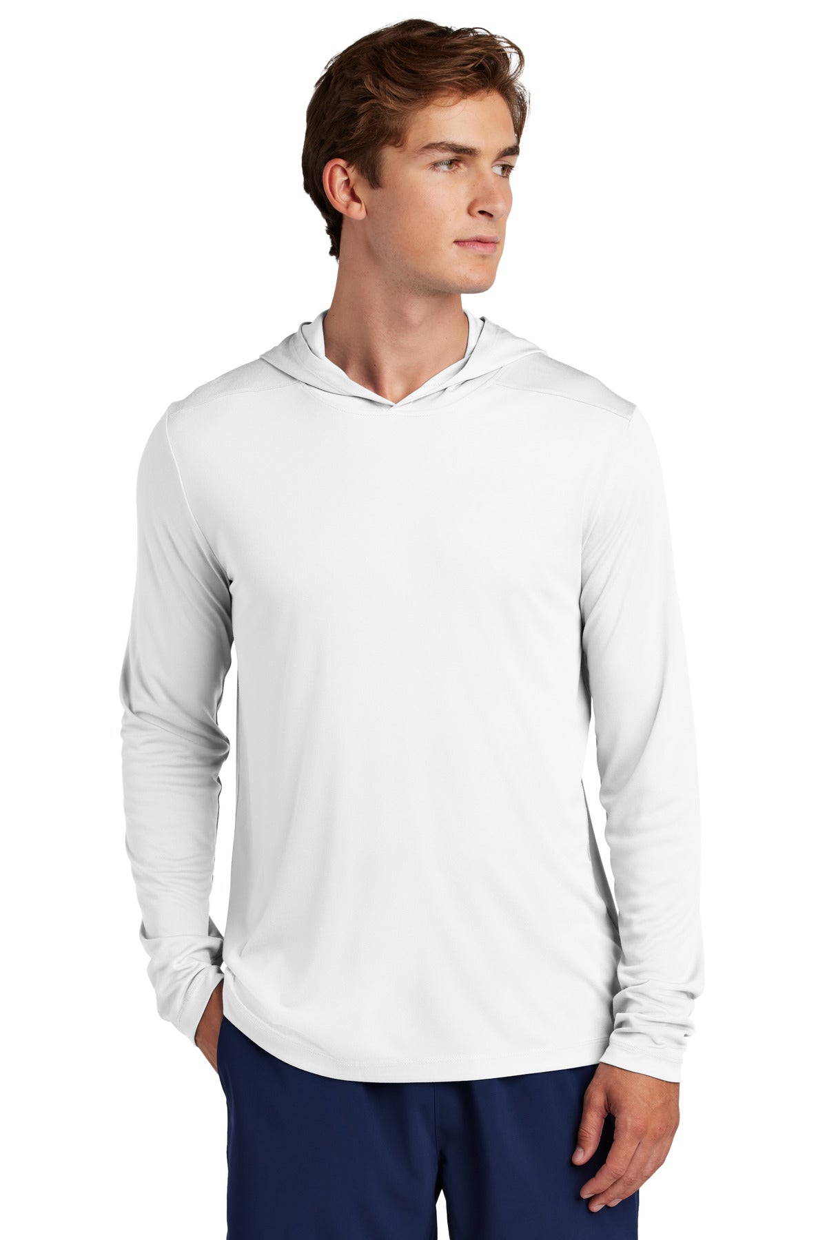 Custom Embroidered - Sport-Tek® Posi-UV® Pro Long Sleeve Hoodie ST420L