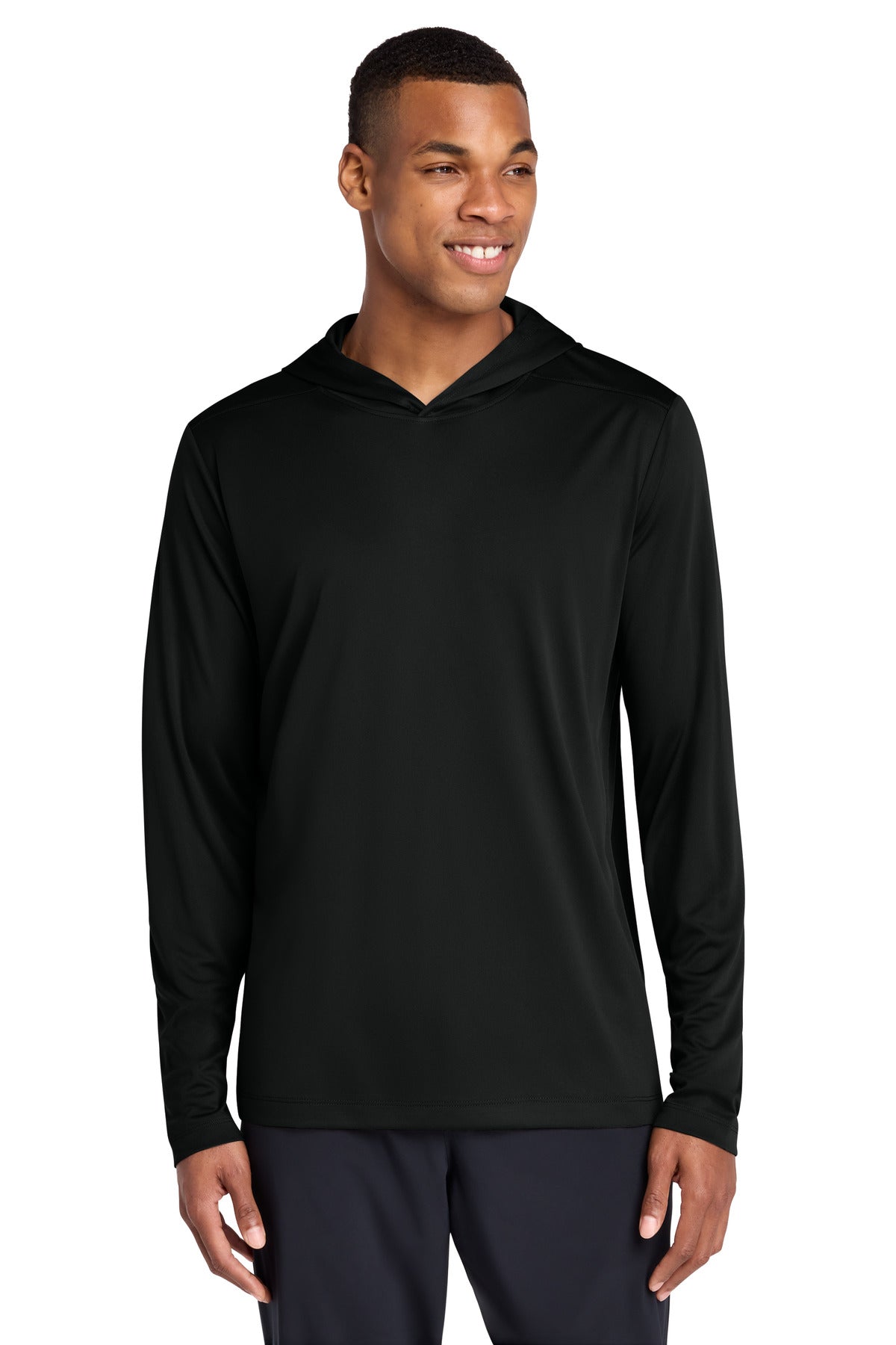 Custom Embroidery or DTF Print - Sport-Tek ®  Posi-UV ®  Pro Long Sleeve Hoodie ST420LSH