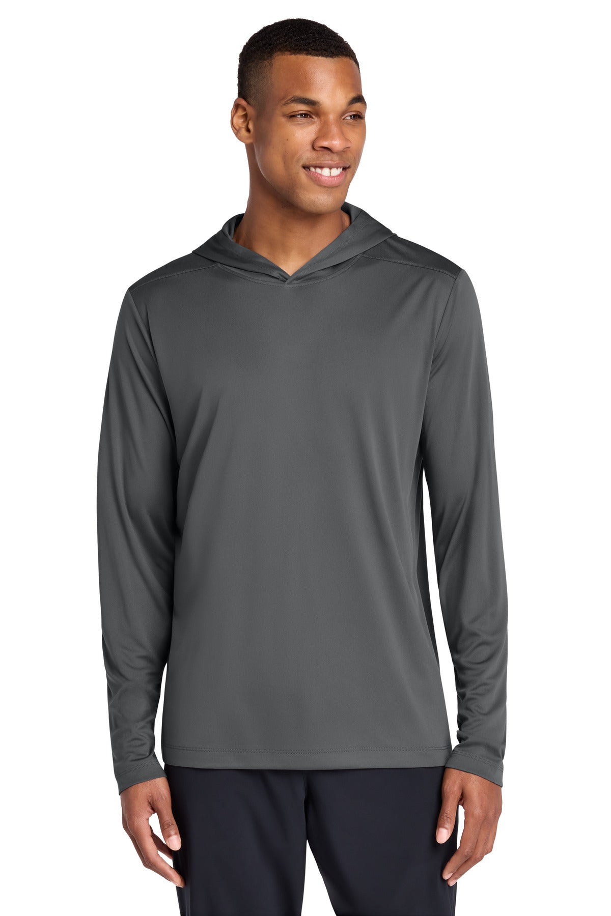 Custom Embroidery or DTF Print - Sport-Tek ®  Posi-UV ®  Pro Long Sleeve Hoodie ST420LSH