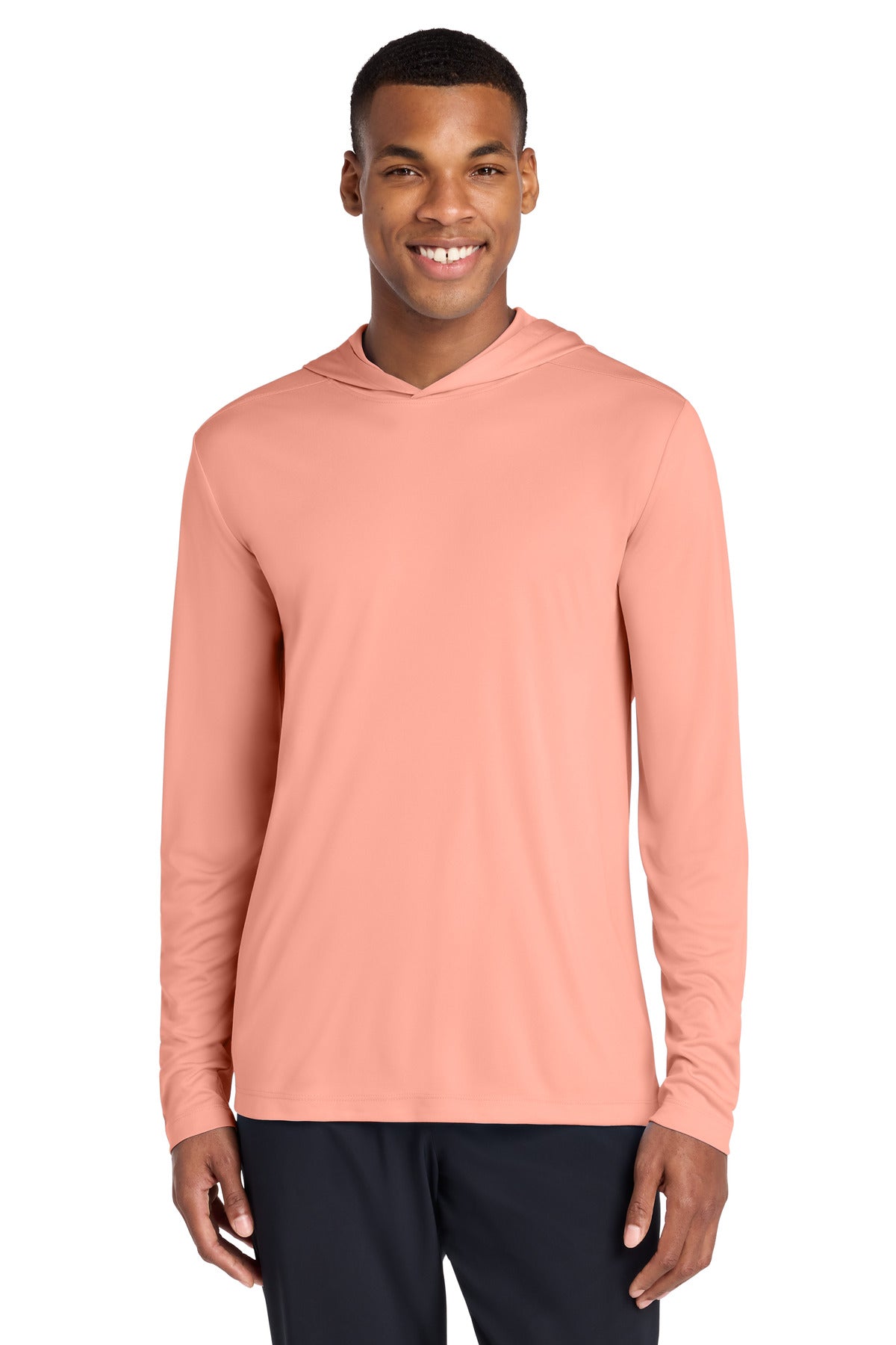 Custom Embroidery or DTF Print - Sport-Tek ®  Posi-UV ®  Pro Long Sleeve Hoodie ST420LSH