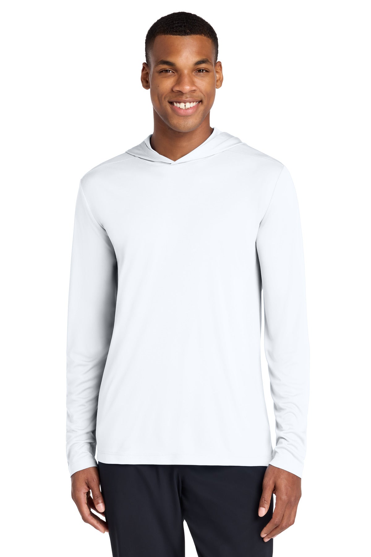Custom Embroidery or DTF Print - Sport-Tek ®  Posi-UV ®  Pro Long Sleeve Hoodie ST420LSH