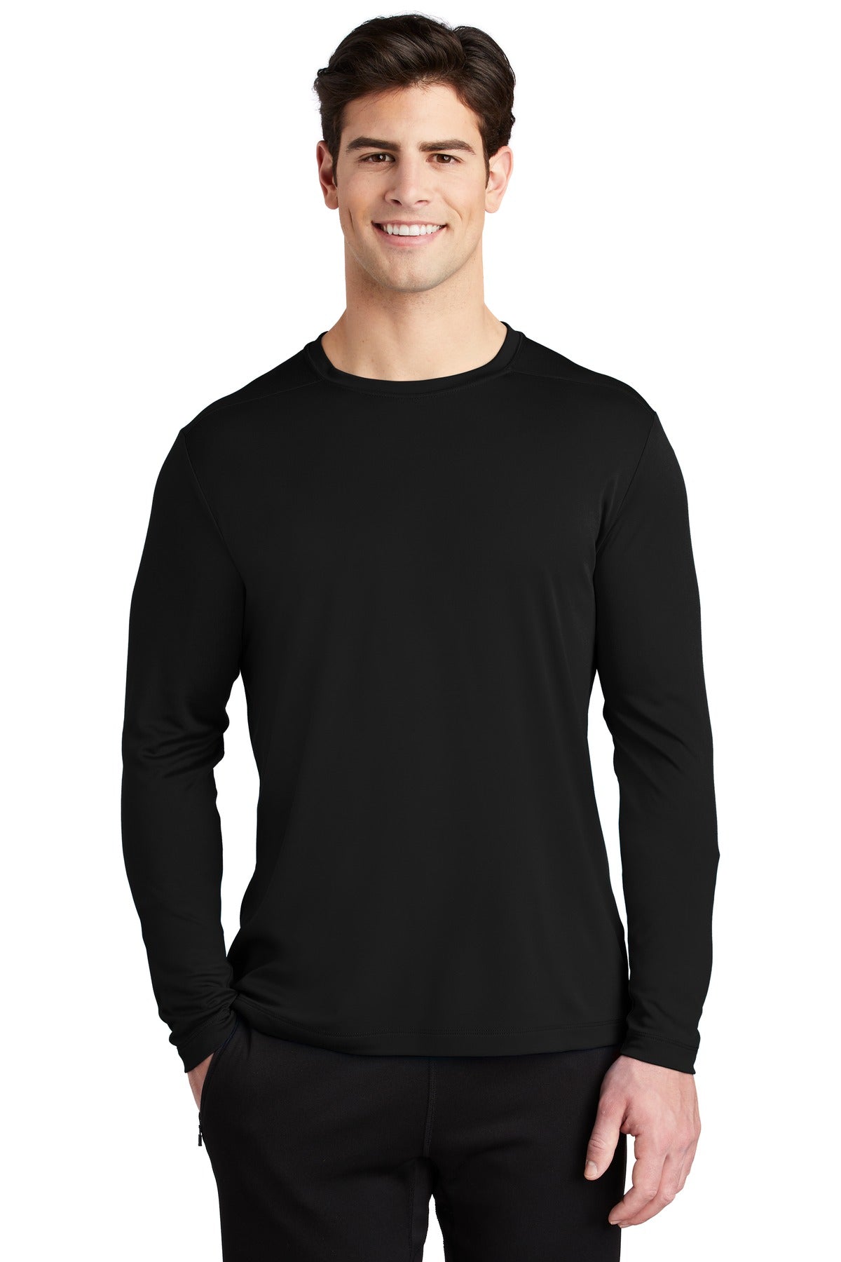 Custom Embroidered - Sport-Tek ® Posi-UV® Pro Long Sleeve Tee. ST420LS