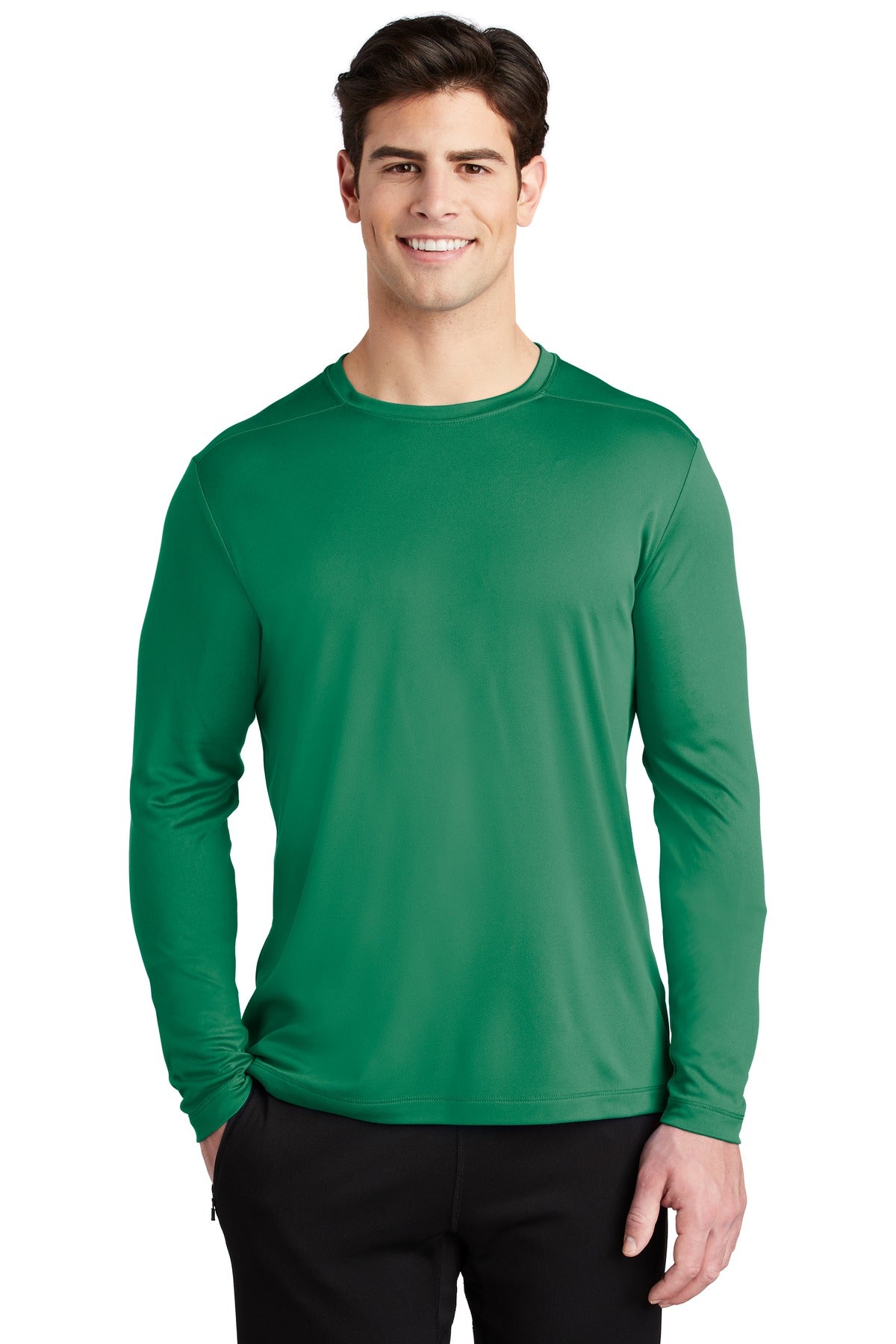 Custom Embroidered - Sport-Tek ® Posi-UV® Pro Long Sleeve Tee. ST420LS