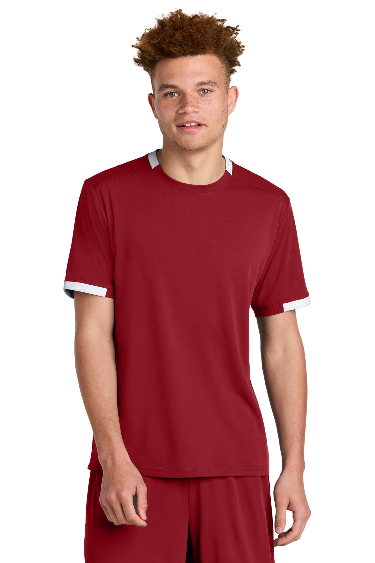 Custom Embroidery or DTF Print - Sport-Tek ®  Club Short Sleeve Crew ST440