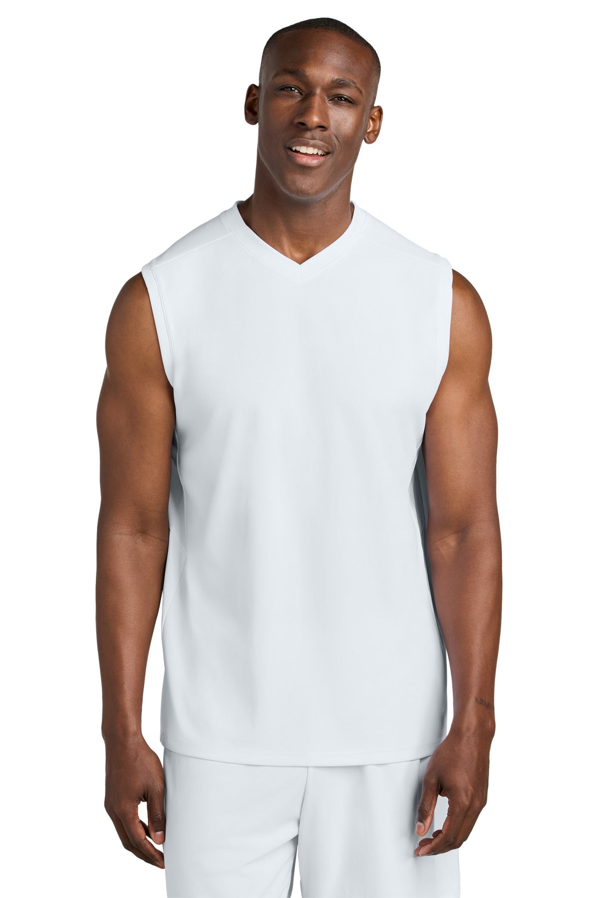 Custom Embroidery or DTF Print - Sport-Tek ®  Club Sleeveless V-Neck ST441