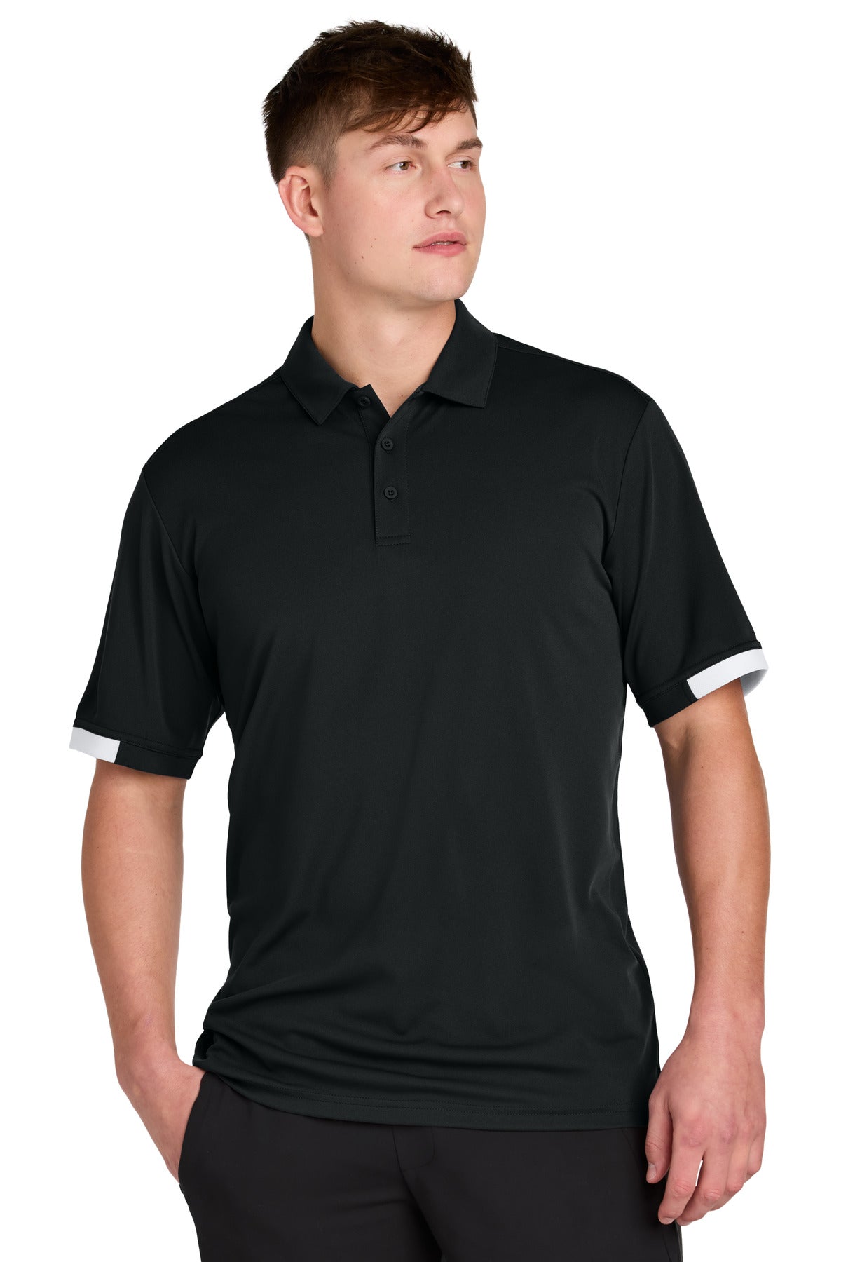 Custom Embroidery or DTF Print - Sport-Tek ®  Club Colorblock Polo ST444