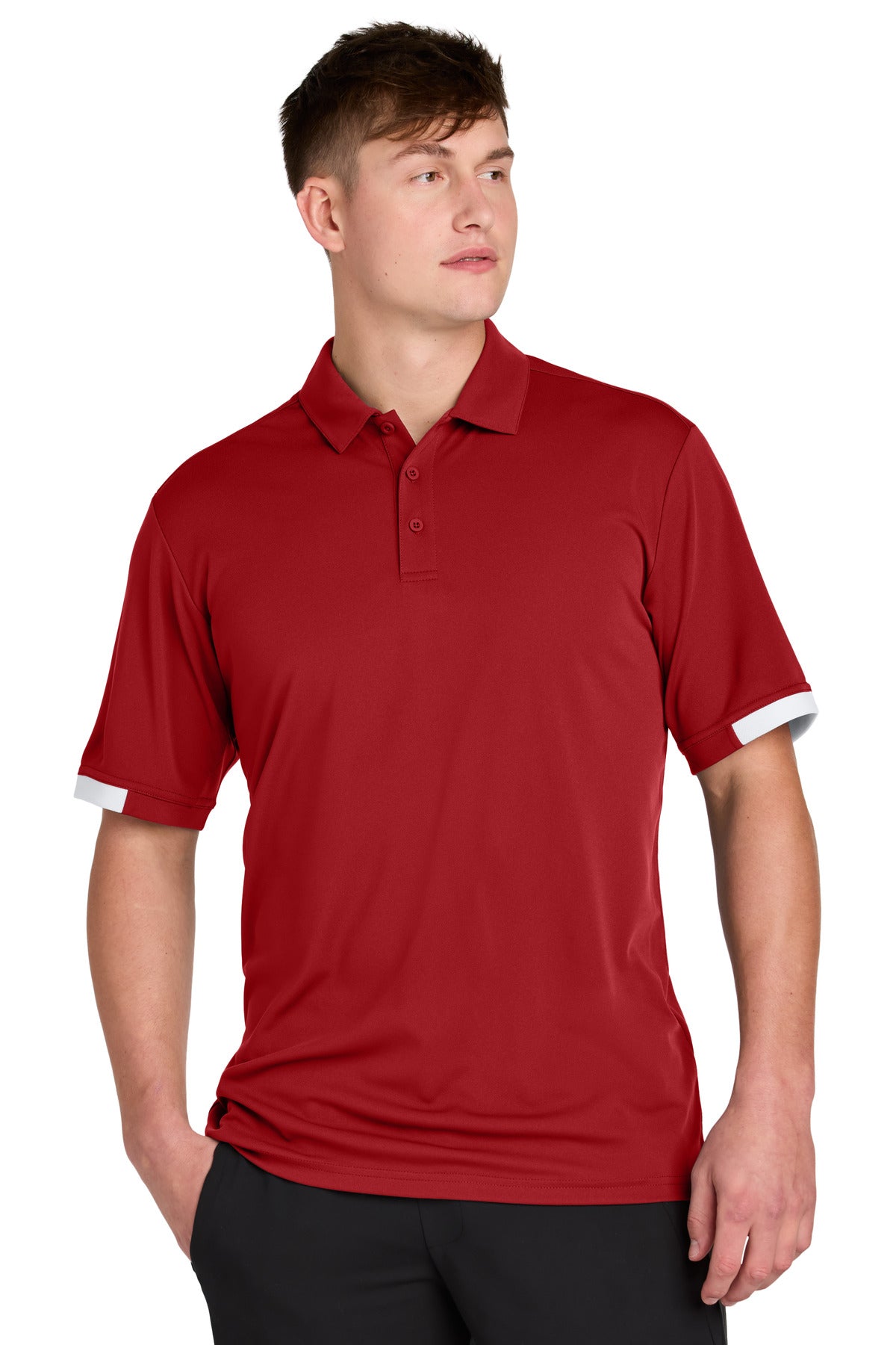 Custom Embroidery or DTF Print - Sport-Tek ®  Club Colorblock Polo ST444