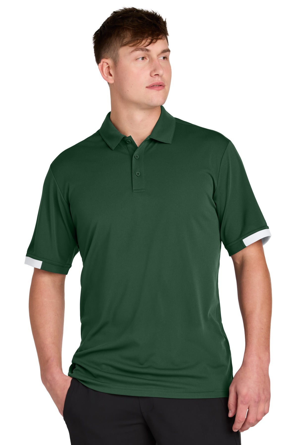 Custom Embroidery or DTF Print - Sport-Tek ®  Club Colorblock Polo ST444