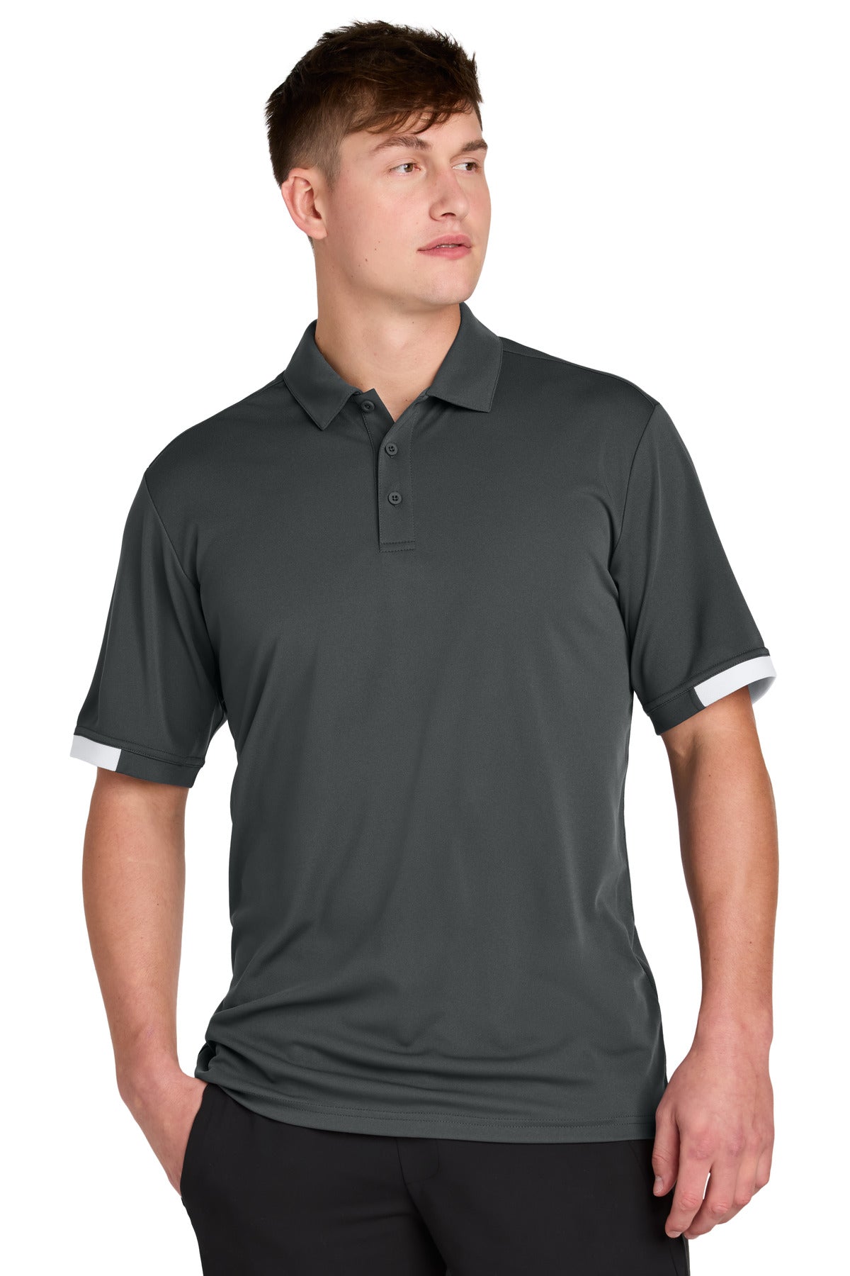Custom Embroidery or DTF Print - Sport-Tek ®  Club Colorblock Polo ST444