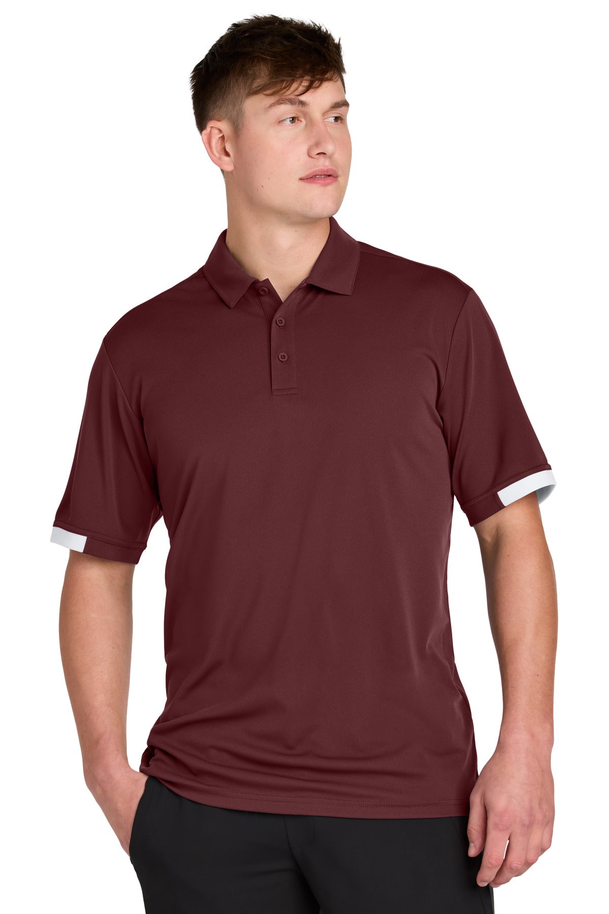 Custom Embroidery or DTF Print - Sport-Tek ®  Club Colorblock Polo ST444