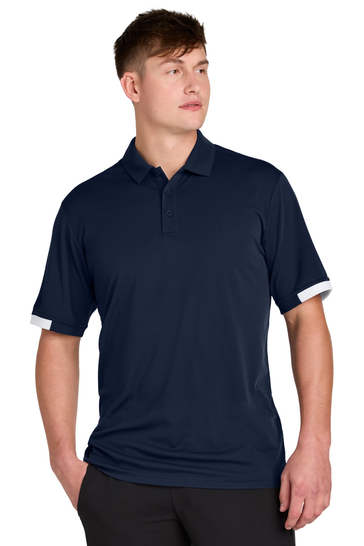 Custom Embroidery or DTF Print - Sport-Tek ®  Club Colorblock Polo ST444