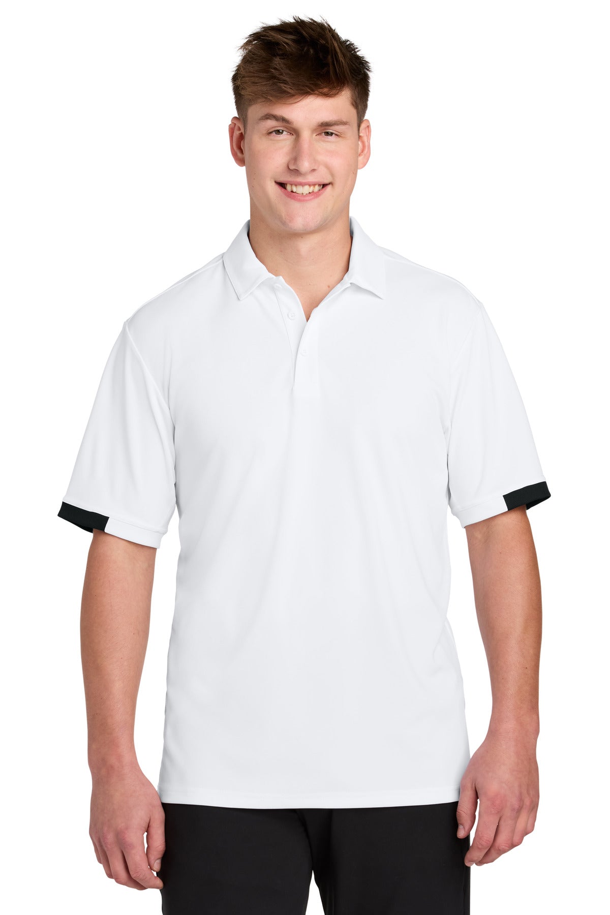 Custom Embroidery or DTF Print - Sport-Tek ®  Club Colorblock Polo ST444