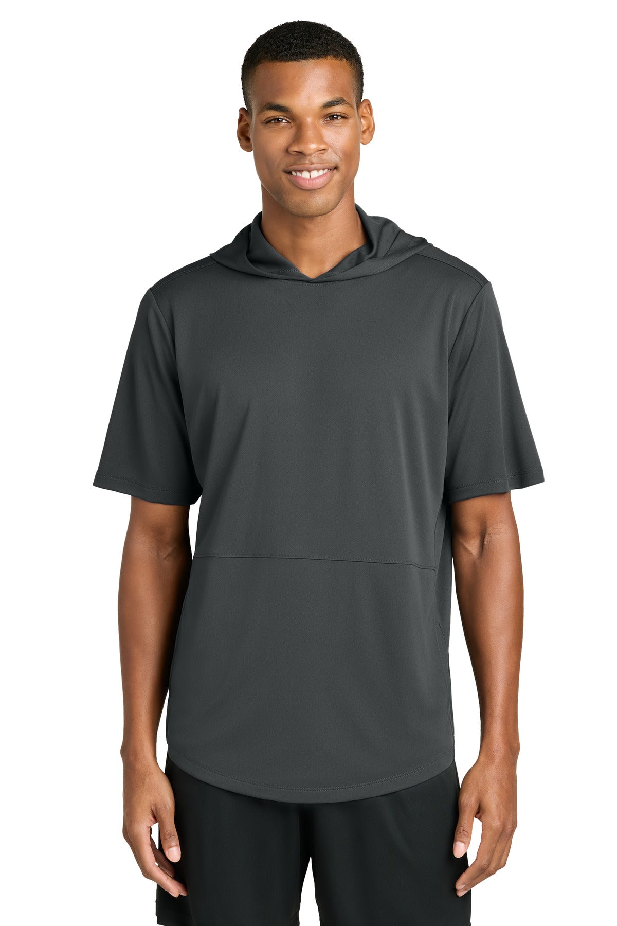 Custom Embroidery or DTF Print - Sport-Tek ®  Club Short Sleeve Hoodie ST445