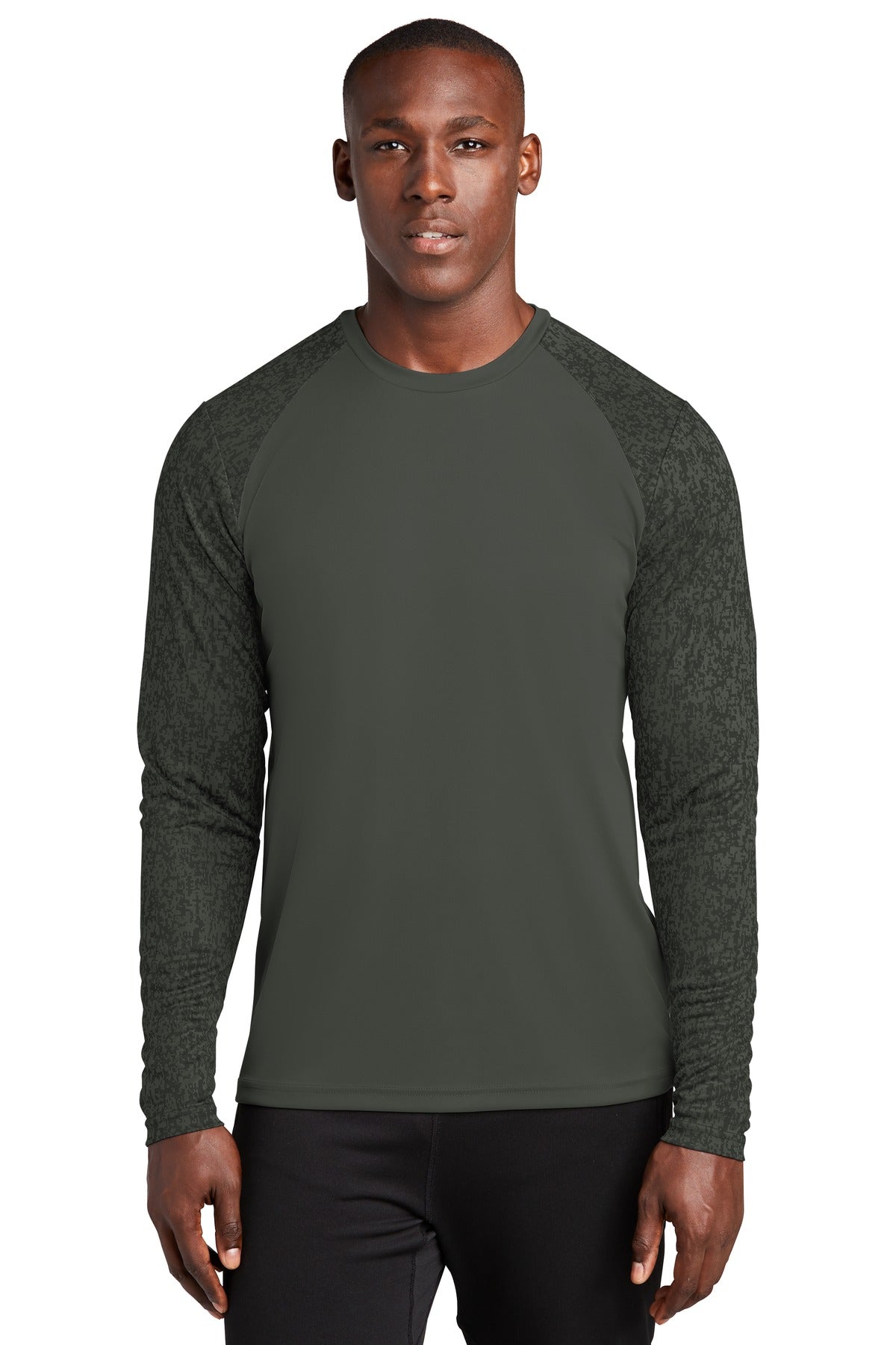 Custom Embroidered - Sport-Tek ® Long Sleeve Digi Camo Tee. ST460LS