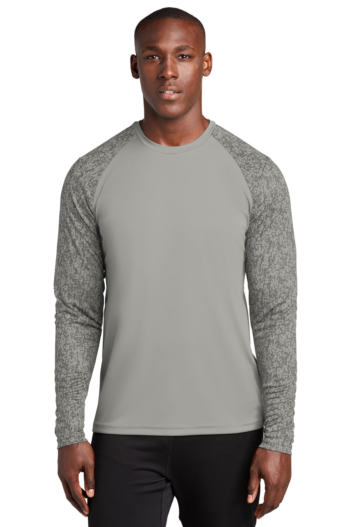 Custom Embroidered - Sport-Tek ® Long Sleeve Digi Camo Tee. ST460LS