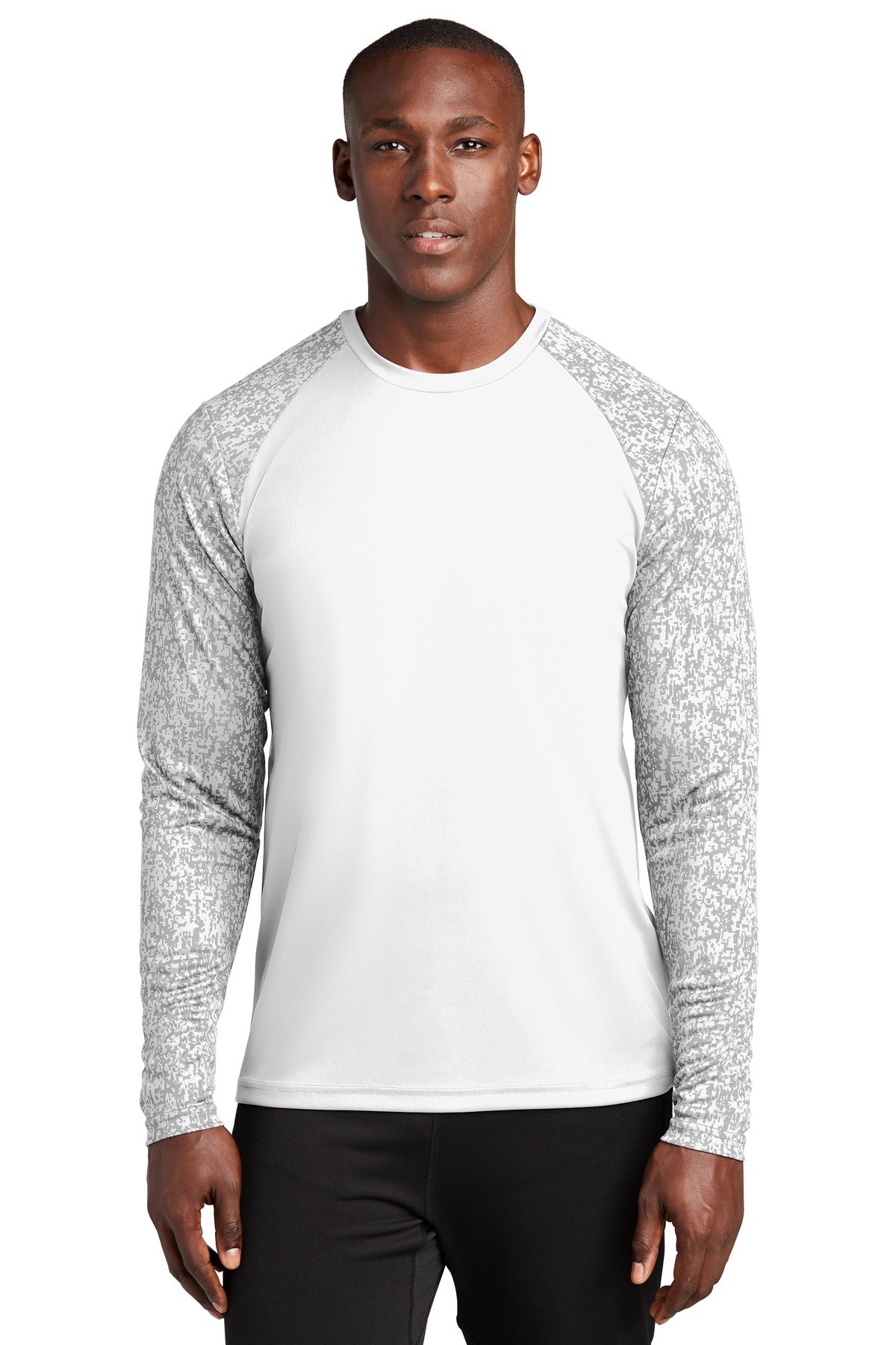 Custom Embroidered - Sport-Tek ® Long Sleeve Digi Camo Tee. ST460LS