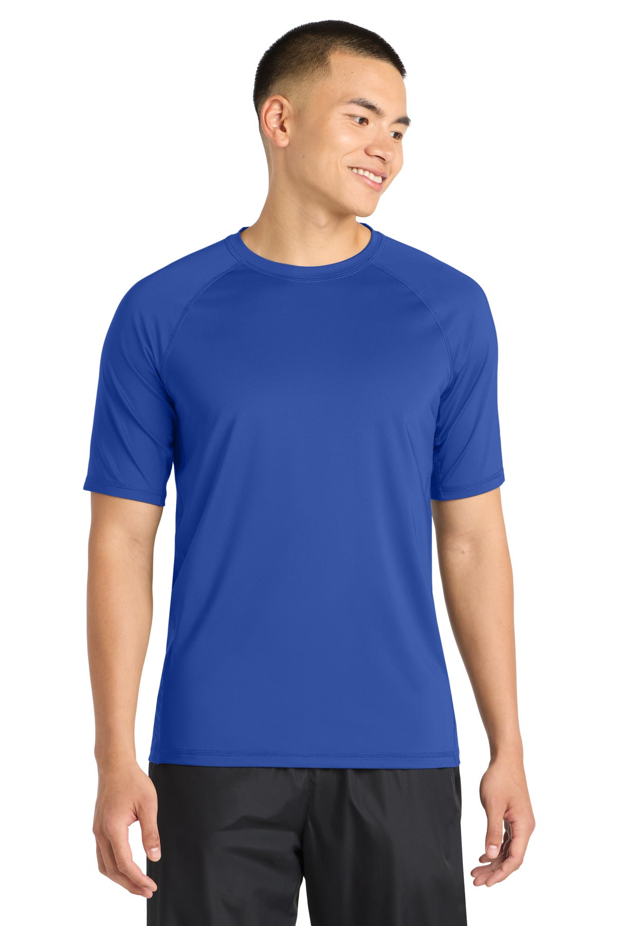 Custom Embroidery or DTF Print - Sport-Tek  ®  Rashguard Tee. ST470