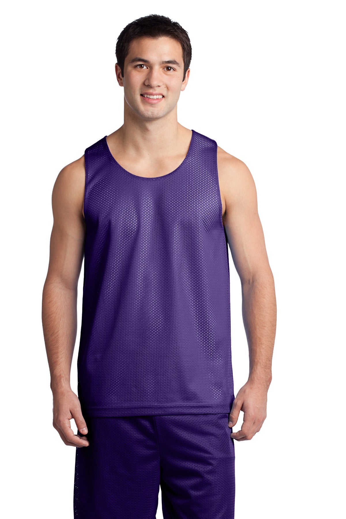 Custom Embroidered - Sport-Tek® PosiCharge® Classic Mesh Reversible Tank. ST500