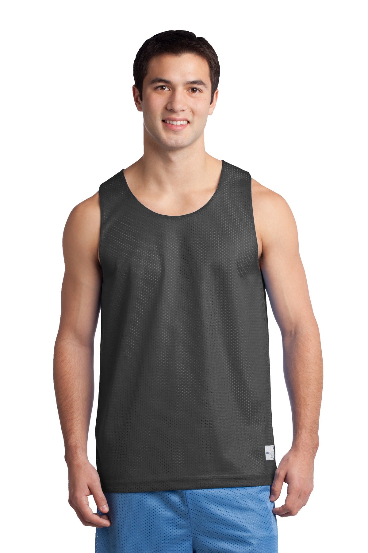 Custom Embroidered - Sport-Tek® PosiCharge® Classic Mesh Reversible Tank. ST500