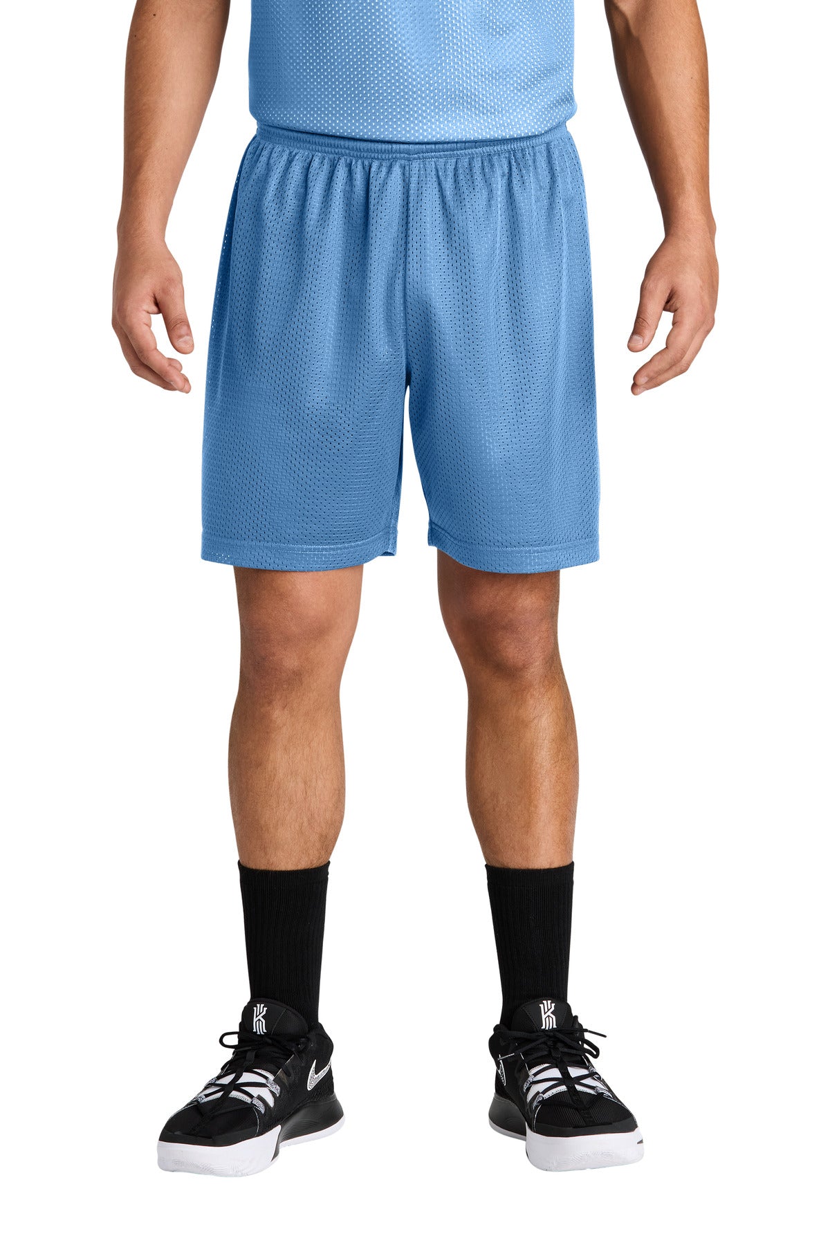 Custom Embroidery or DTF Print - Sport-Tek ®  PosiCharge ®  Mesh 7' Short ST5100