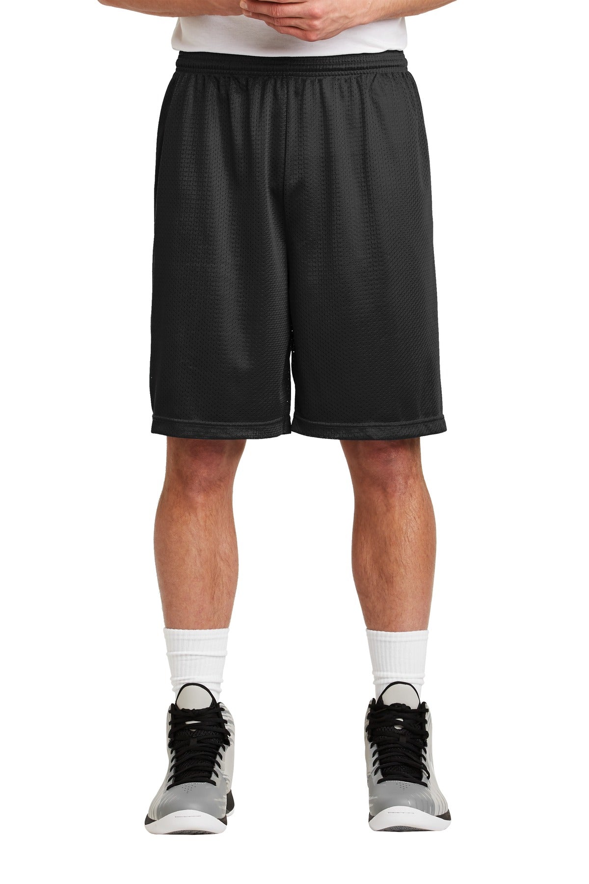 Custom Embroidered - Sport-Tek® Long PosiCharge® Classic Mesh Short. ST515