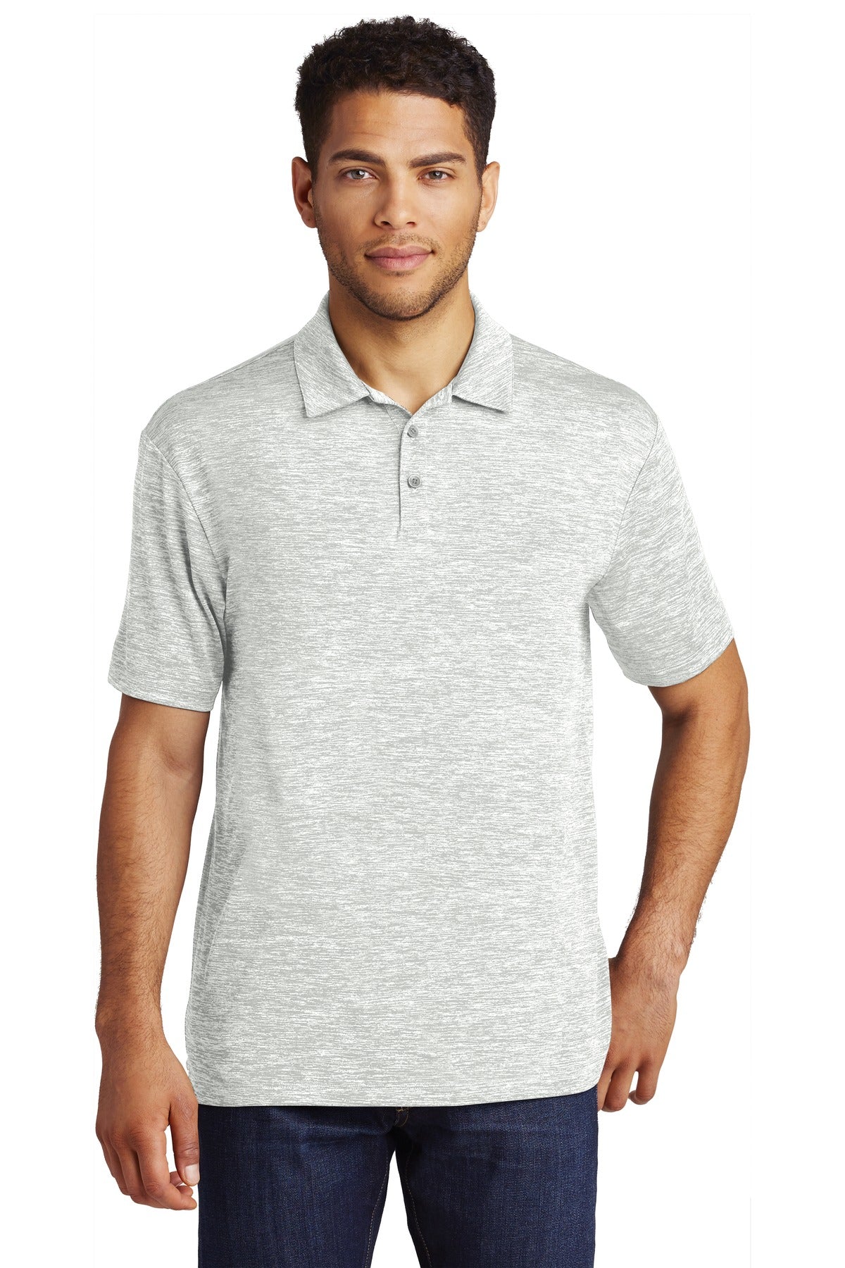 Custom Embroidered - Sport-Tek ® PosiCharge ® Electric Heather Polo. ST590